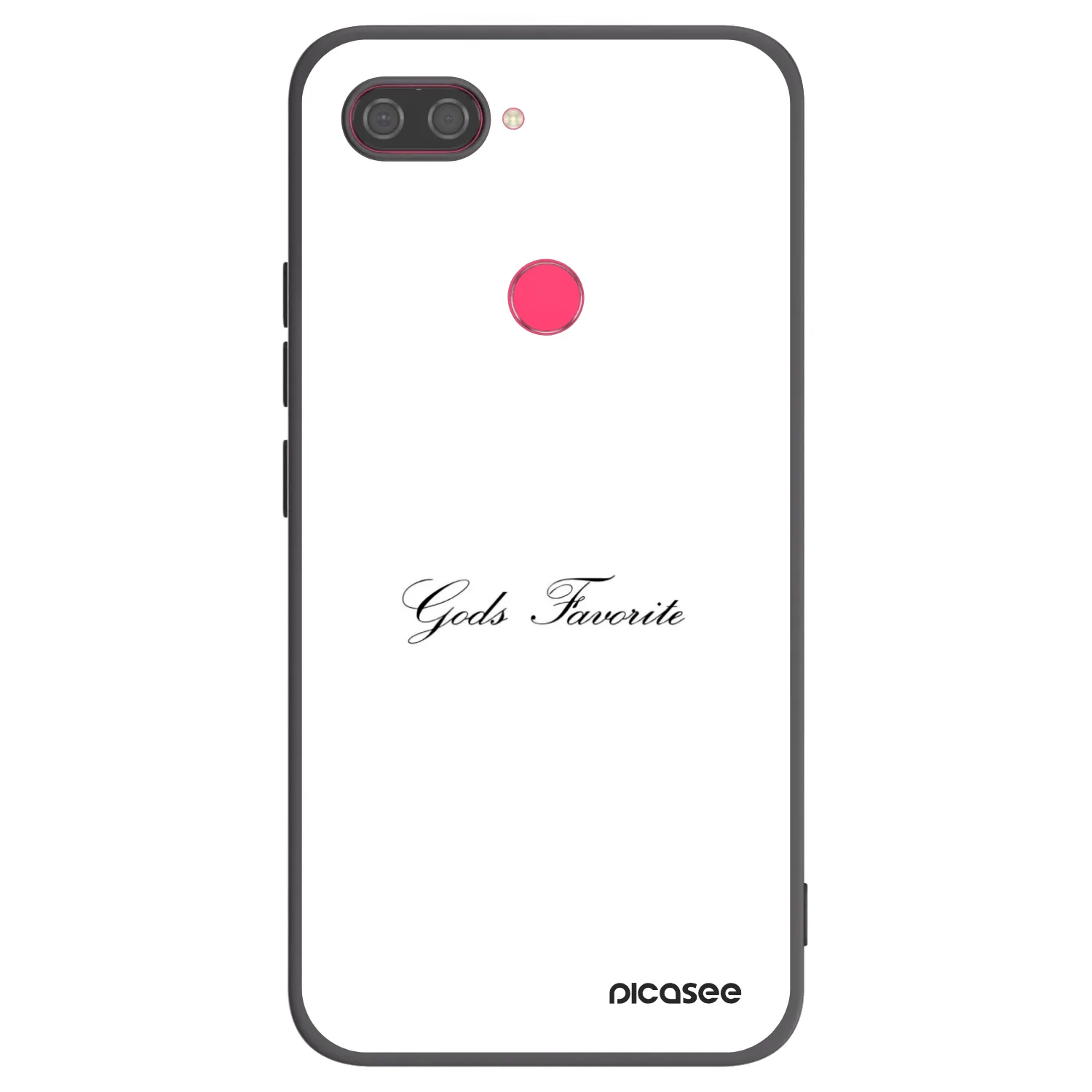 Picasee Μαύρη θήκη σιλικόνης για Xiaomi Mi 8 Lite - Gods Favorite