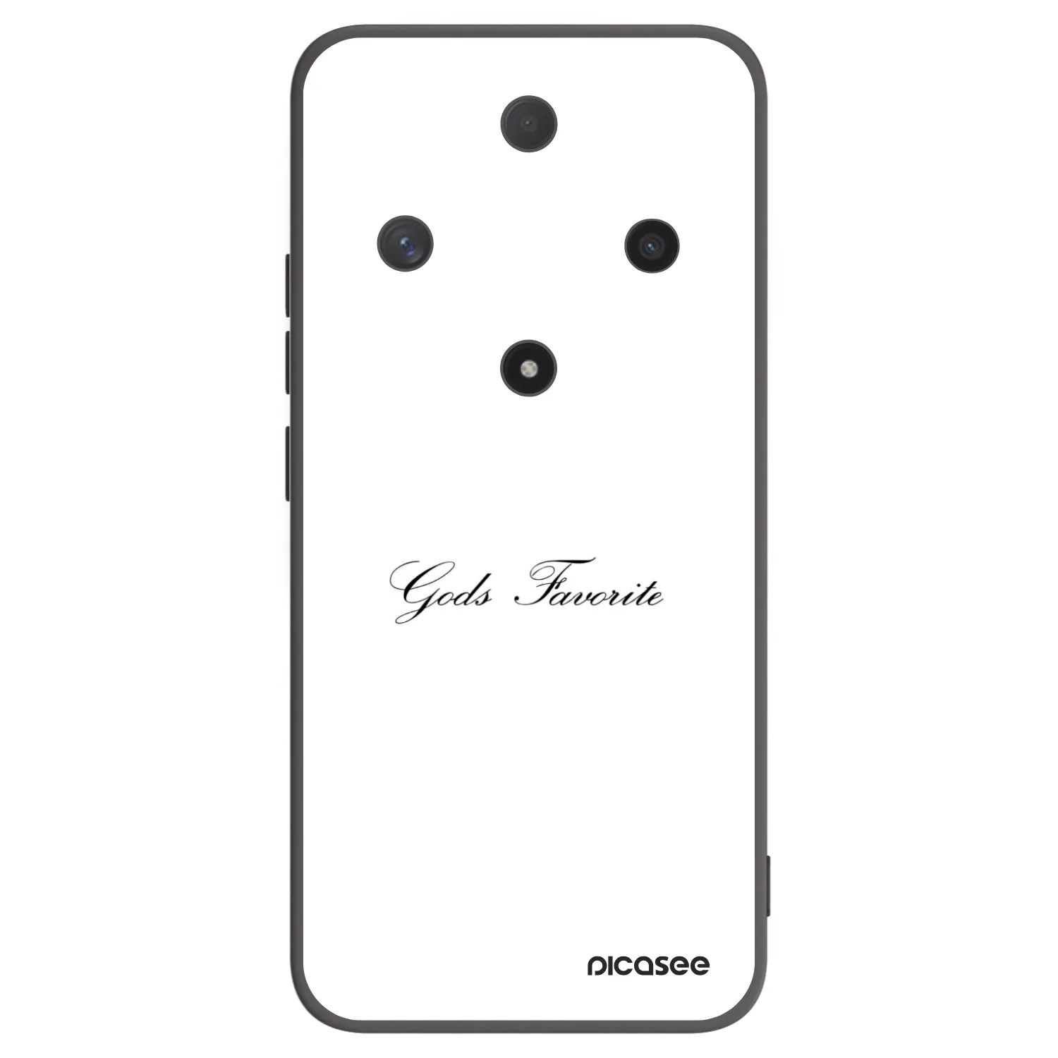 Picasee Μαύρη θήκη σιλικόνης για Honor Magic6 Lite 5G - Gods Favorite