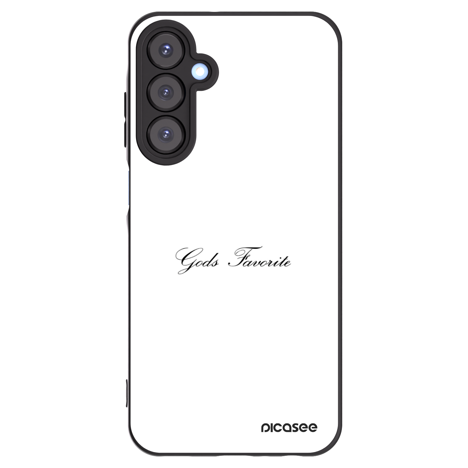 Picasee Μαύρη θήκη σιλικόνης για Samsung Galaxy A25 A256B 5G - Gods Favorite