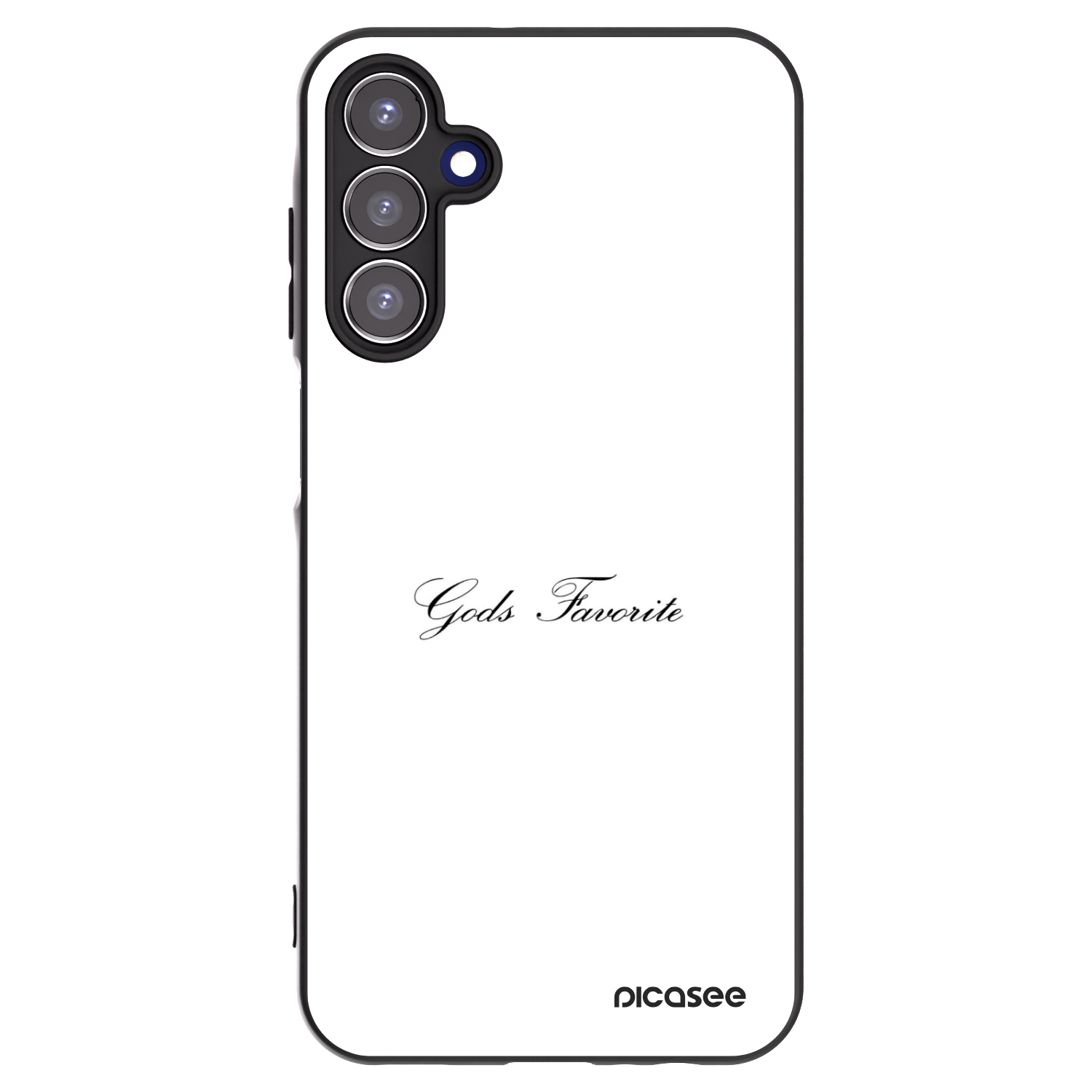 Picasee Μαύρη θήκη σιλικόνης για Samsung Galaxy A15 A155F 4G - Gods Favorite