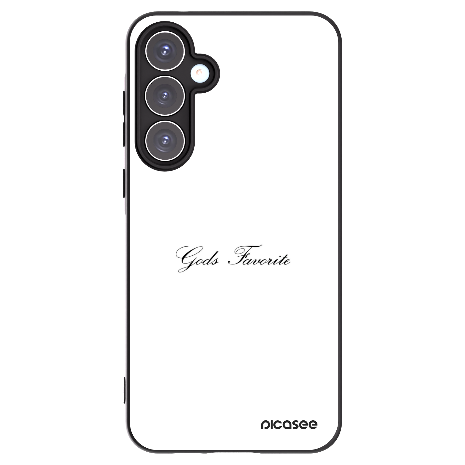 Picasee Μαύρη θήκη σιλικόνης για Samsung Galaxy A55 5G A556B - Gods Favorite