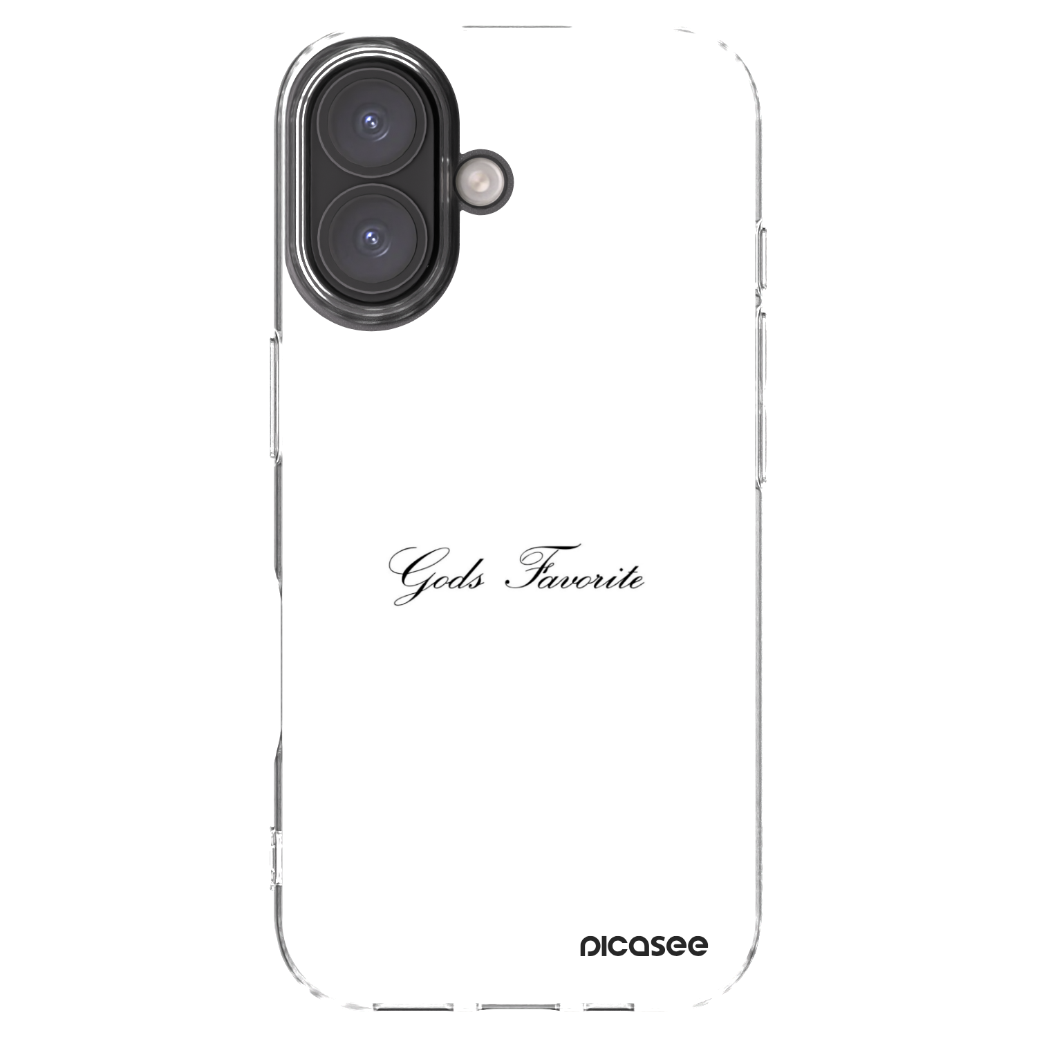 Picasee διαφανής θήκη σιλικόνης Apple iPhone 16 - Gods Favorite
