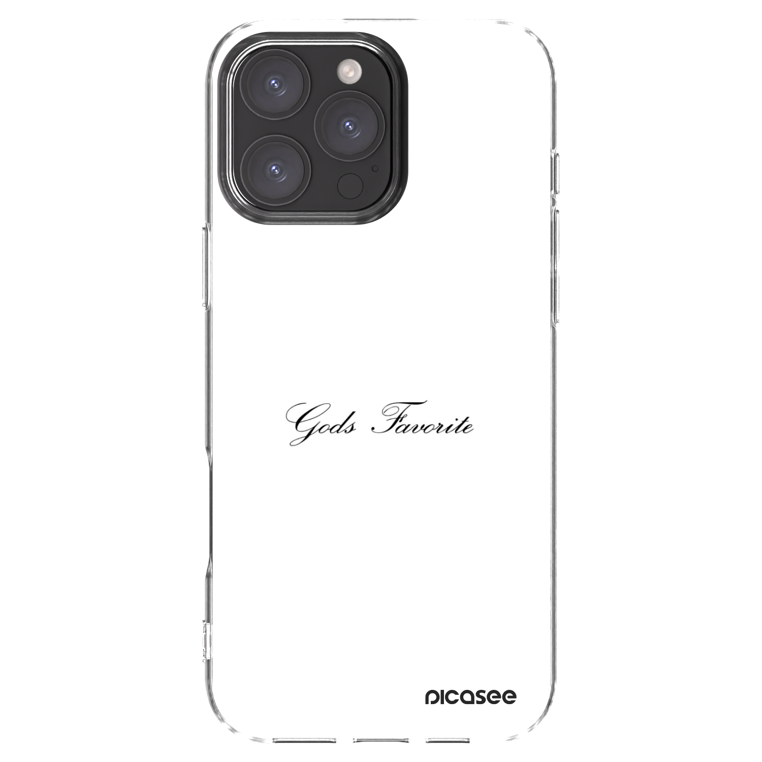 Picasee διαφανής θήκη σιλικόνης Apple iPhone 16 Pro Max - Gods Favorite