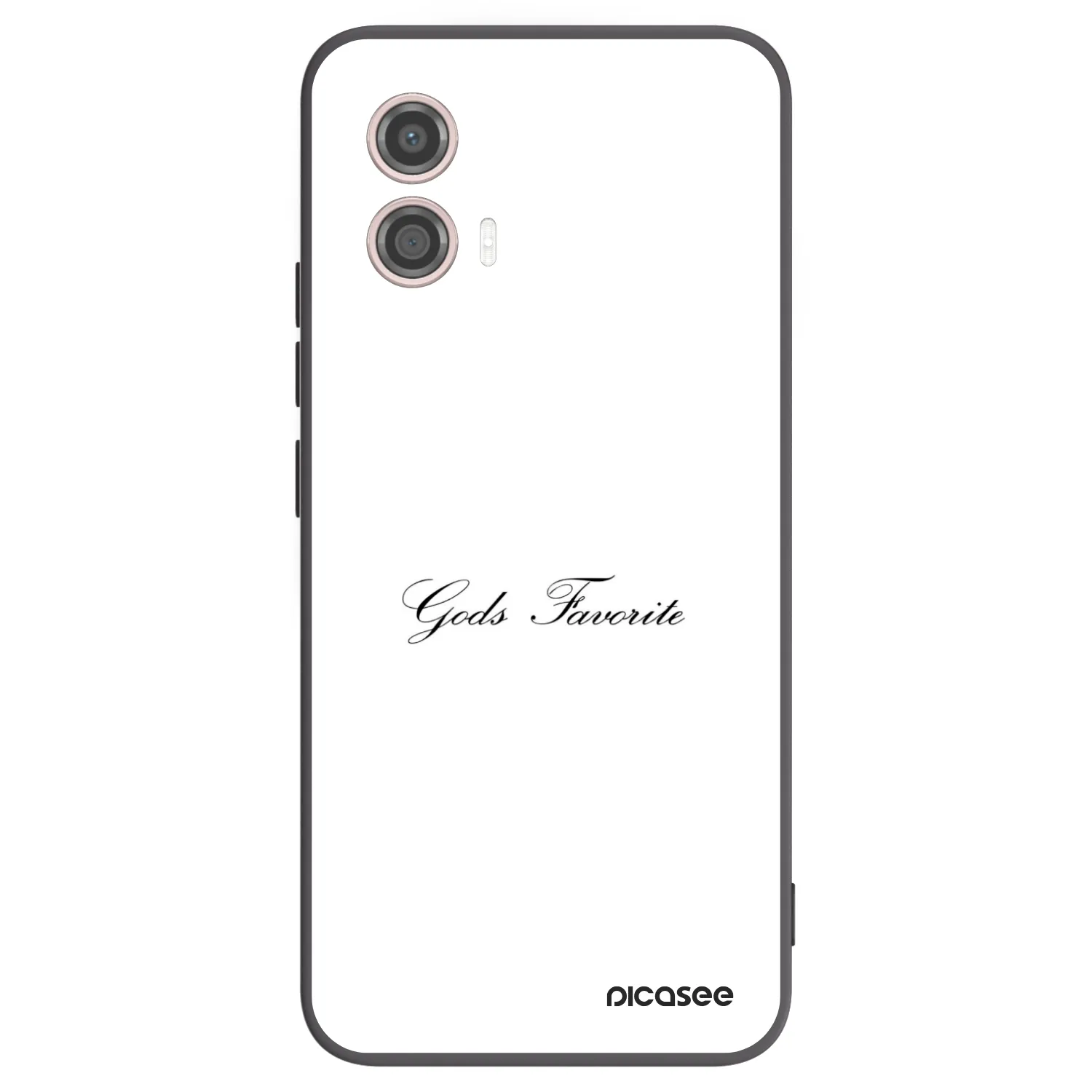 Picasee Μαύρη θήκη σιλικόνης για Motorola Moto G53 5G - Gods Favorite