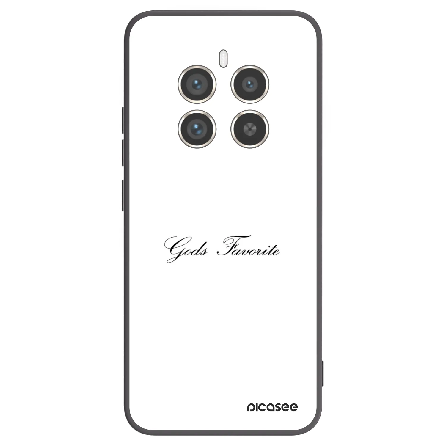 Picasee Μαύρη θήκη σιλικόνης για Realme 12 Pro 5G - Gods Favorite