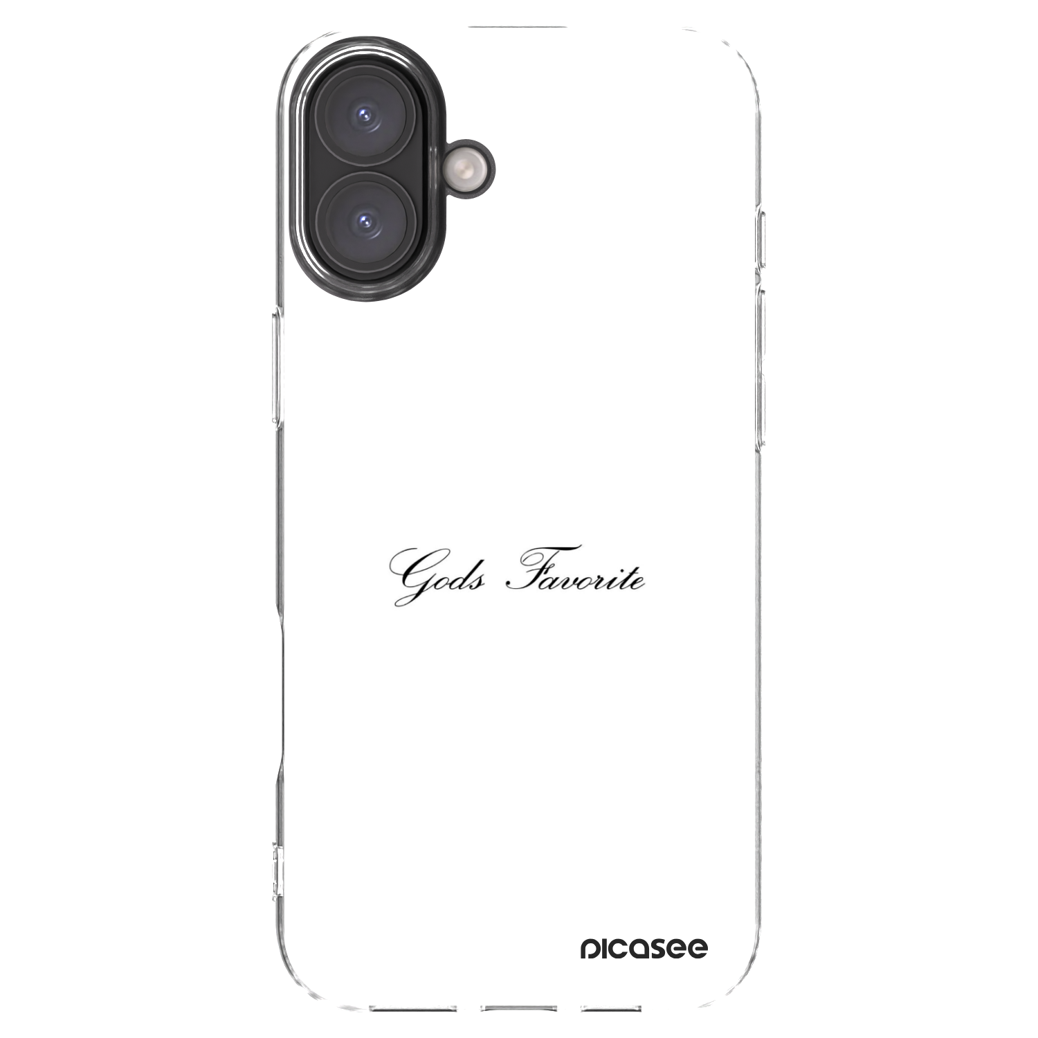 Picasee διαφανής θήκη σιλικόνης Apple iPhone 16 Plus - Gods Favorite