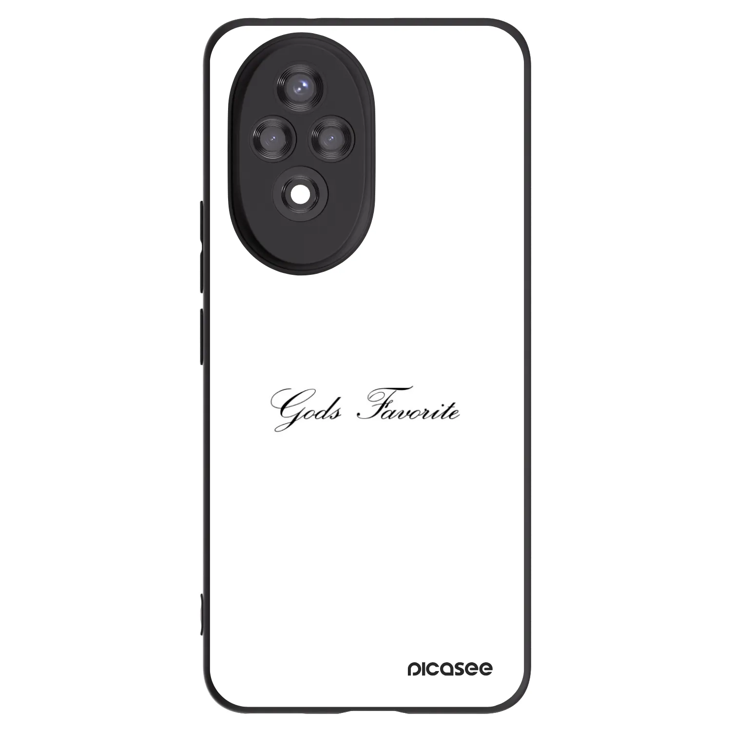 Picasee Μαύρη θήκη σιλικόνης για Honor 200 Pro 5G - Gods Favorite