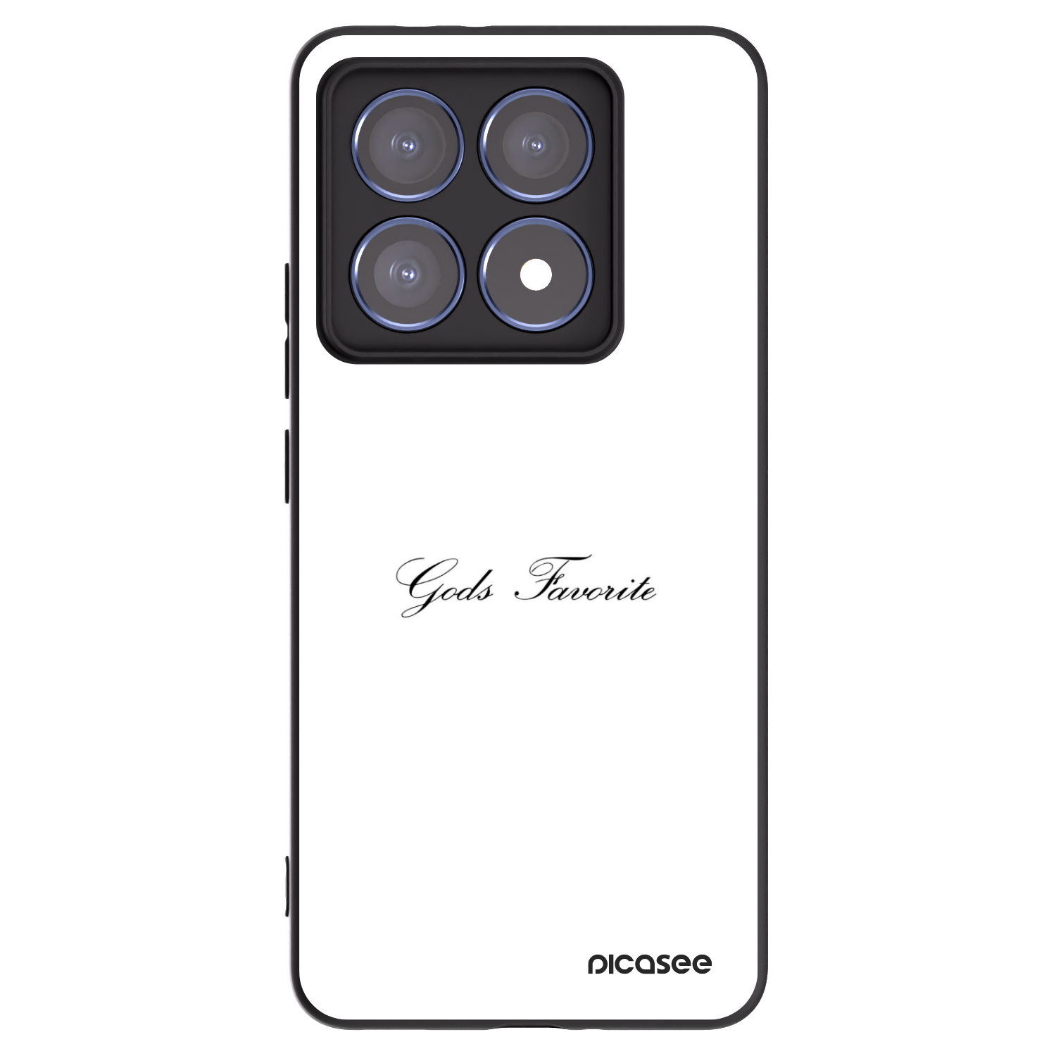 Picasee Μαύρη θήκη σιλικόνης για Xiaomi 14T Pro - Gods Favorite