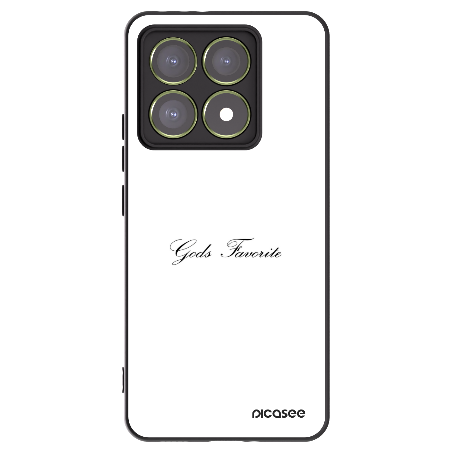 Picasee Μαύρη θήκη σιλικόνης για Xiaomi 14T - Gods Favorite