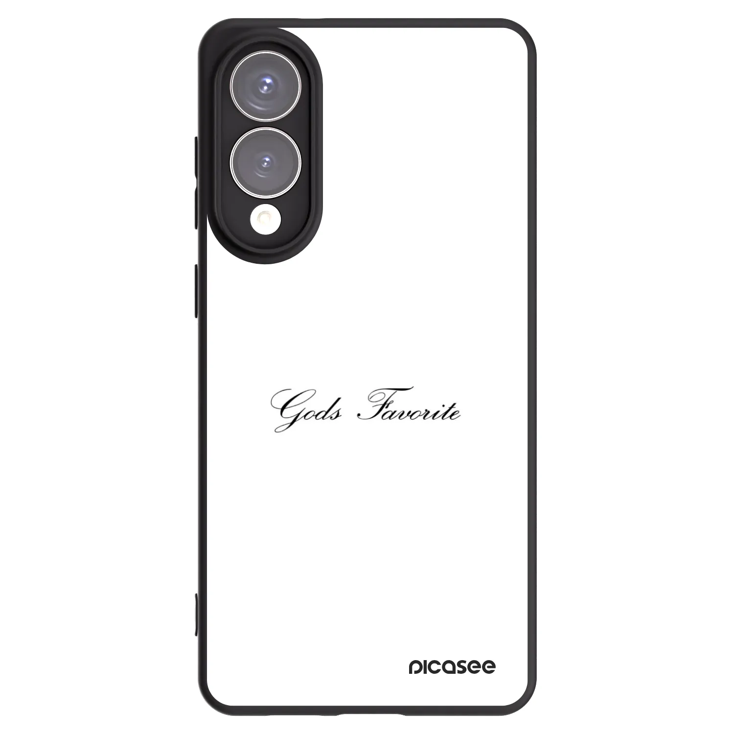 Picasee Μαύρη θήκη σιλικόνης για Samsung Galaxy S25 Edge 5G - Gods Favorite