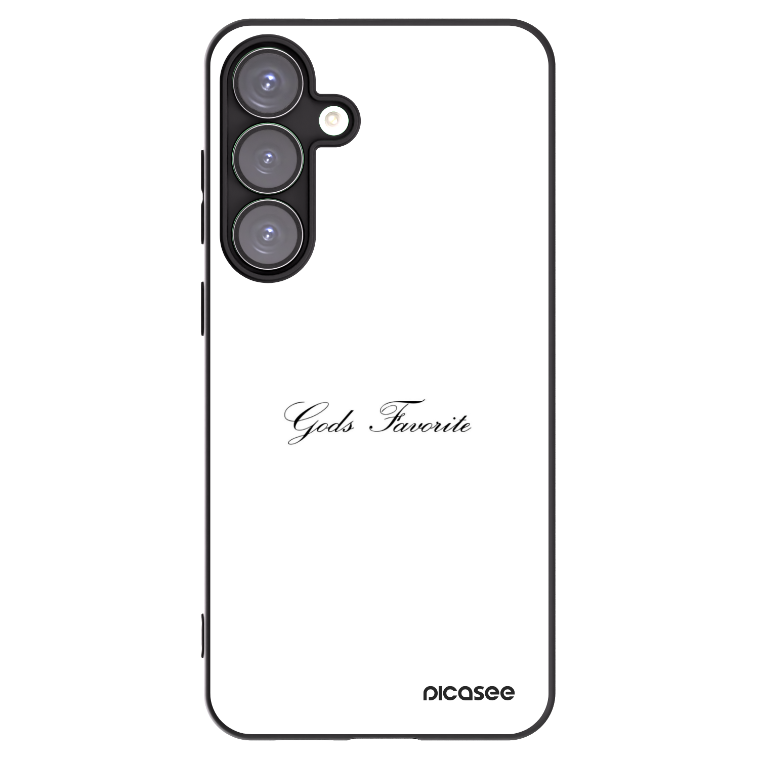 Picasee Μαύρη θήκη σιλικόνης για Samsung Galaxy S25+ 5G - Gods Favorite