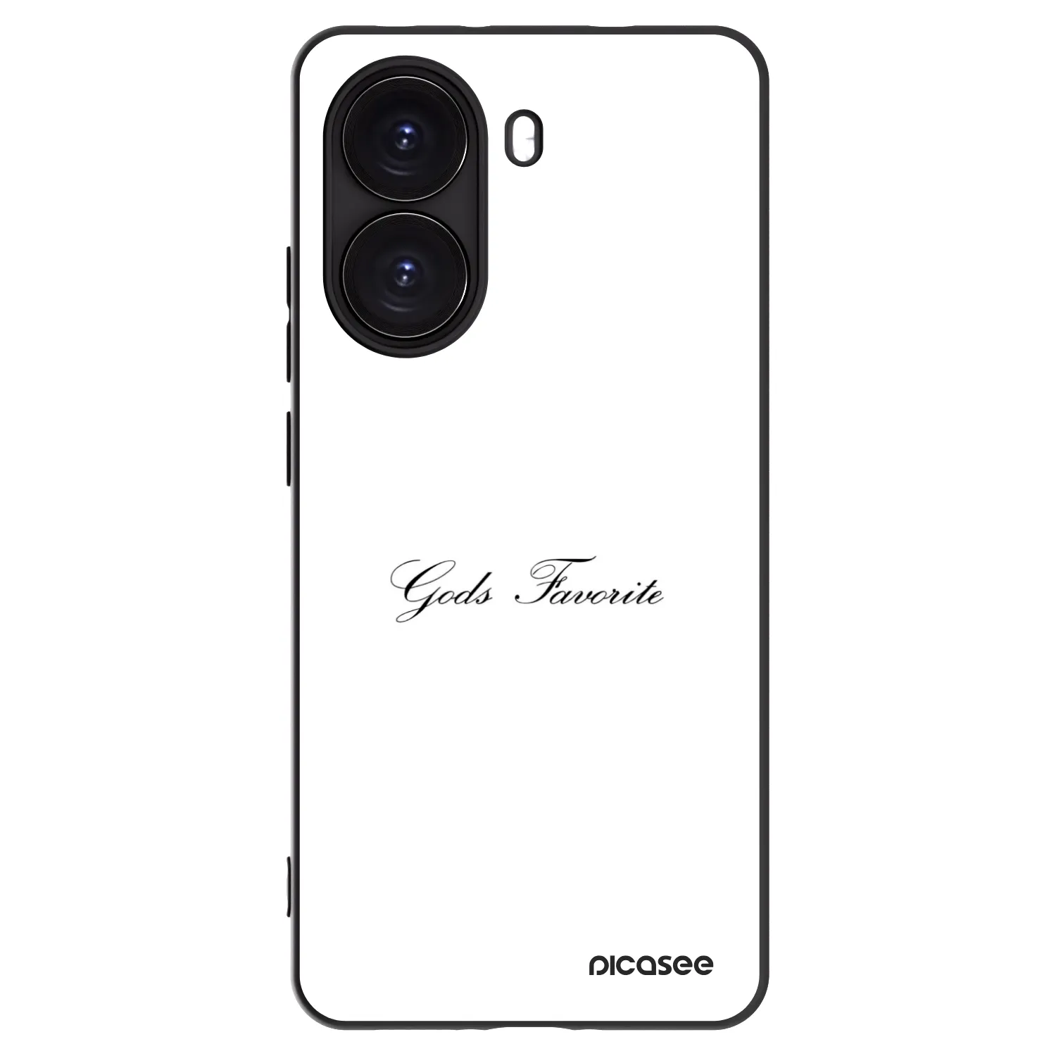 Picasee Μαύρη θήκη σιλικόνης για Xiaomi Poco X7 Pro 5G - Gods Favorite