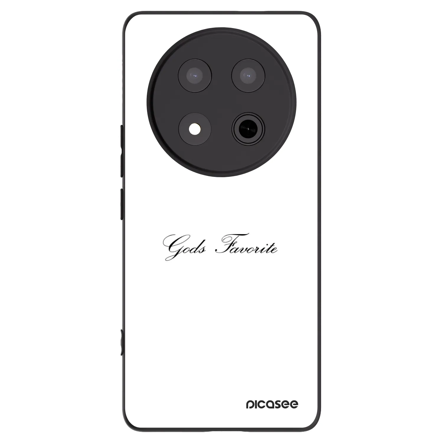 Picasee Μαύρη θήκη σιλικόνης για Honor Magic7 Lite 5G - Gods Favorite