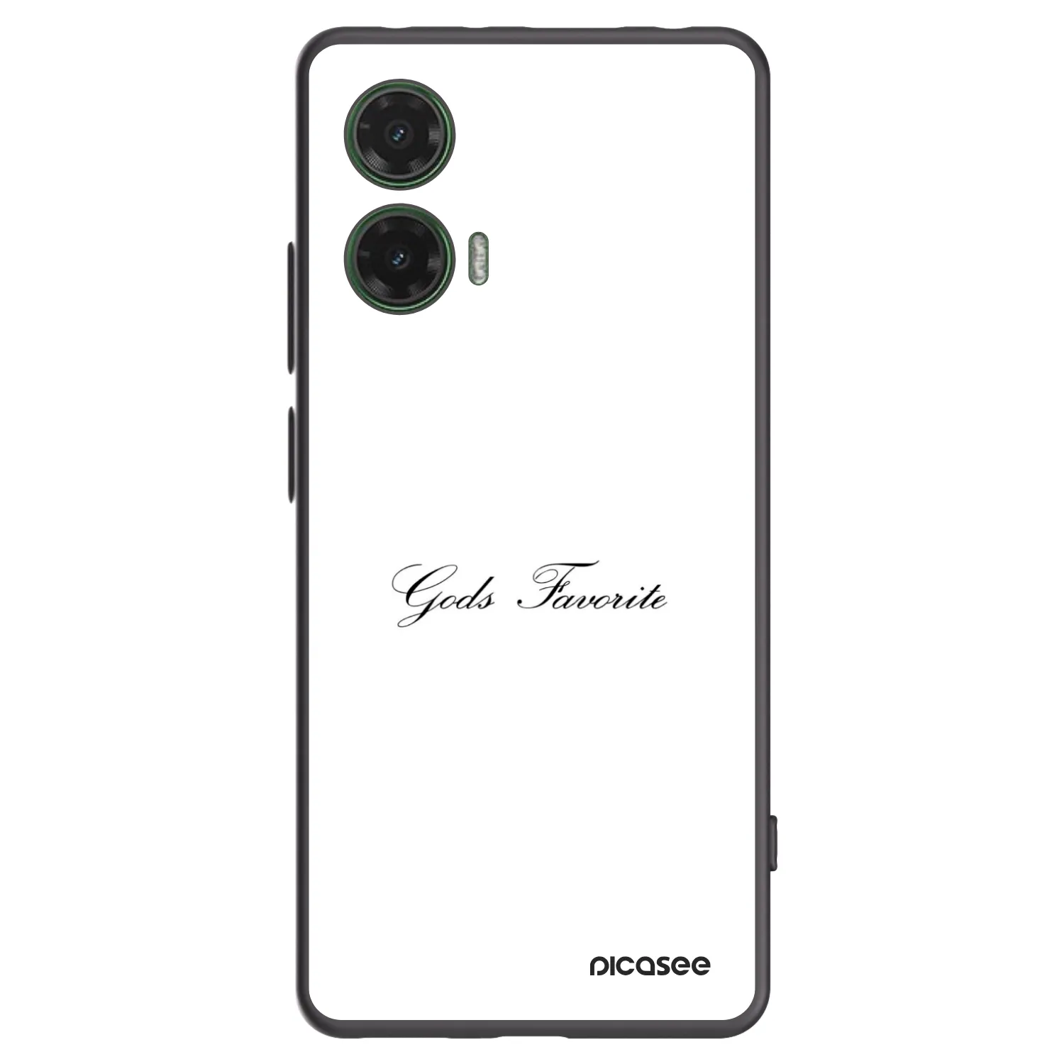 Picasee Μαύρη θήκη σιλικόνης για Motorola Moto G35 5G - Gods Favorite