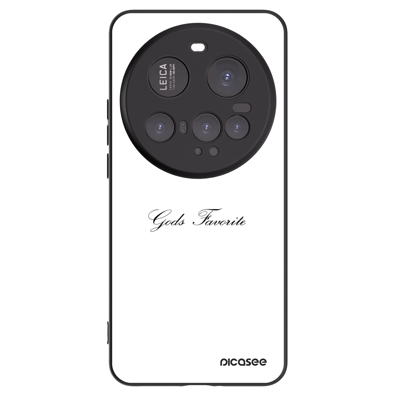 Picasee Μαύρη θήκη σιλικόνης για Xiaomi 15 Ultra - Gods Favorite