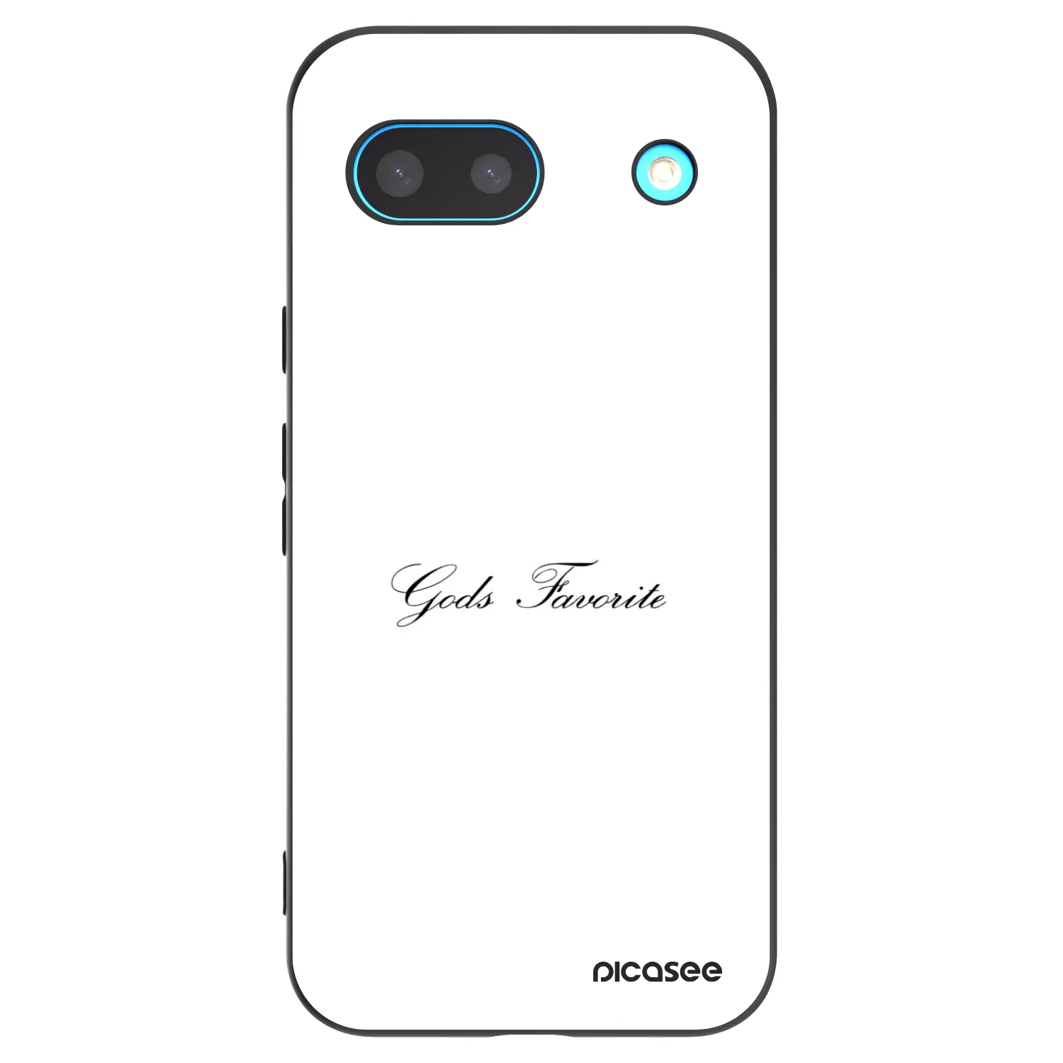 Picasee Μαύρη θήκη σιλικόνης για Google Pixel 8a - Gods Favorite