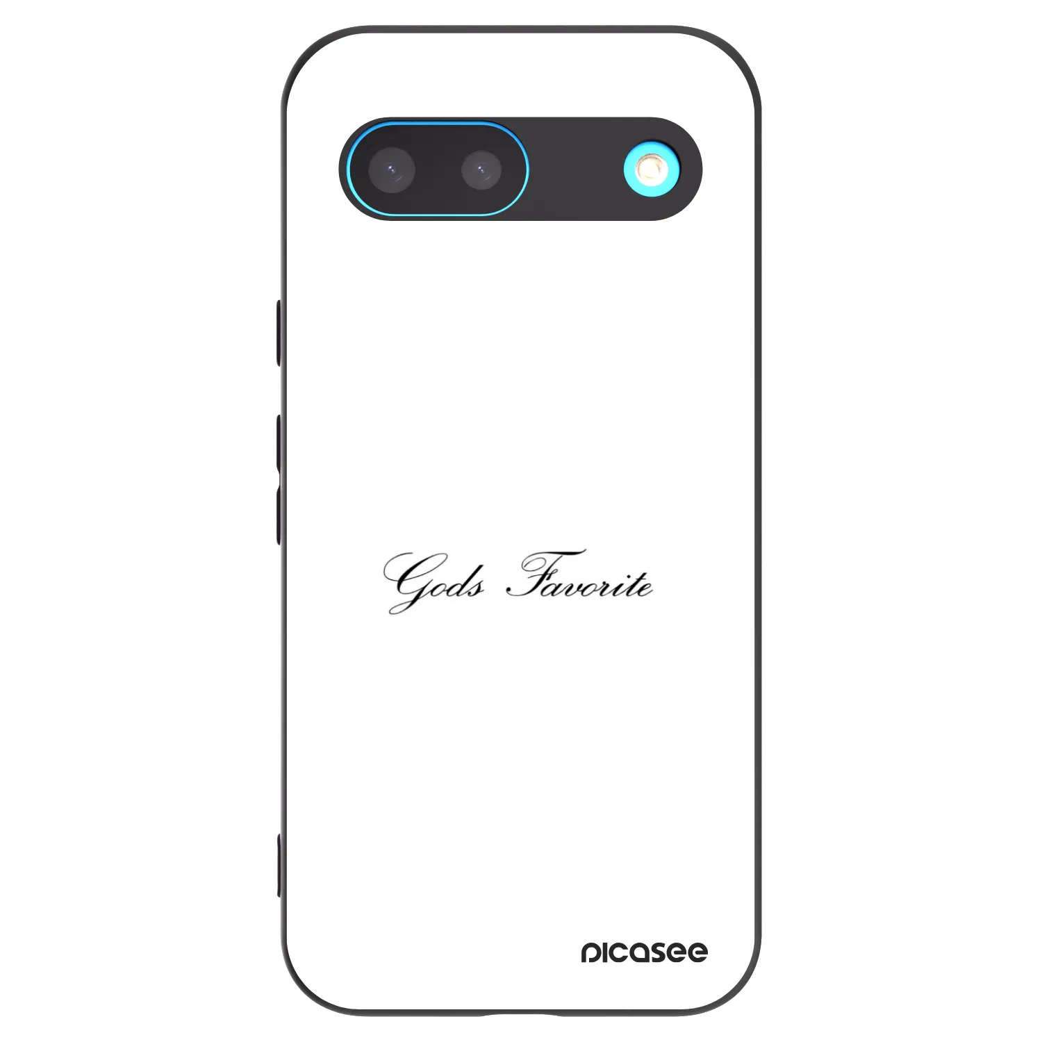 Picasee Μαύρη θήκη σιλικόνης για Google Pixel 8 - Gods Favorite