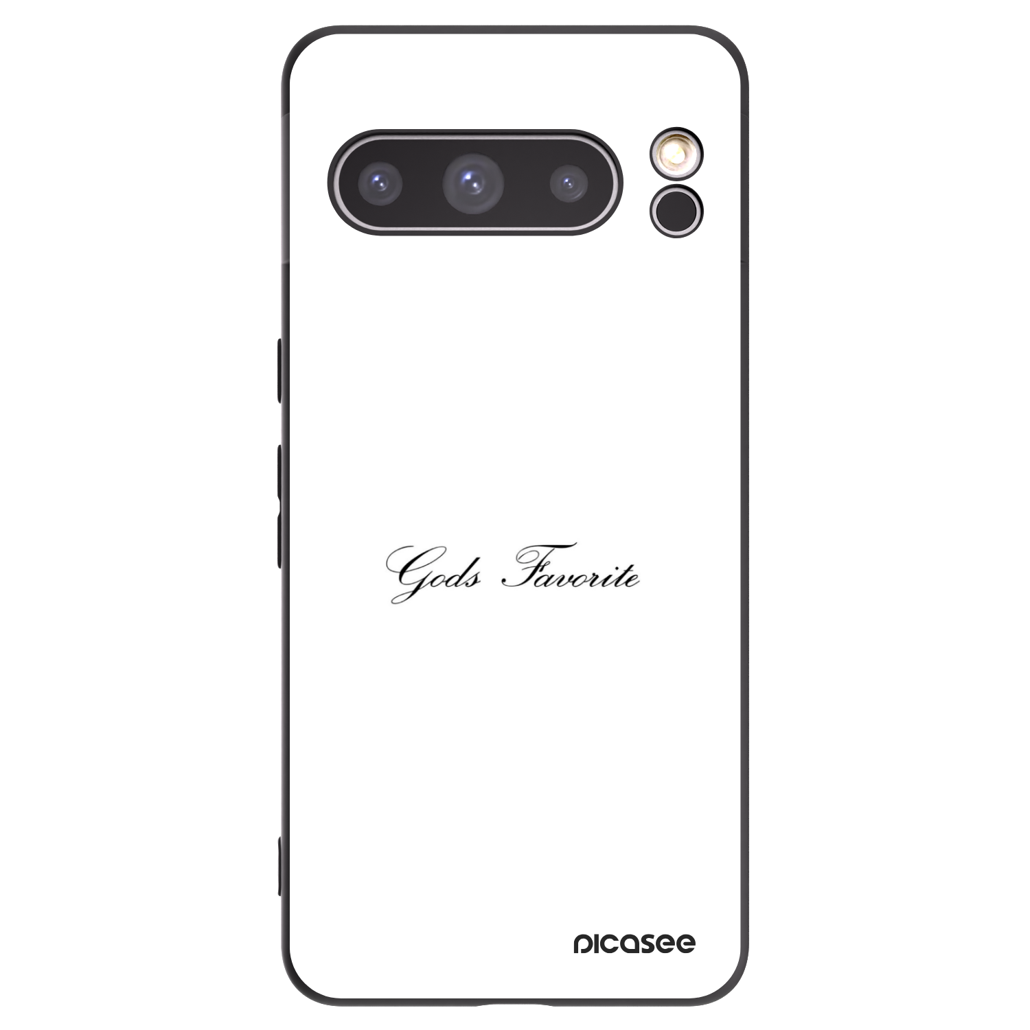 Picasee Μαύρη θήκη σιλικόνης για Google Pixel 8 Pro - Gods Favorite