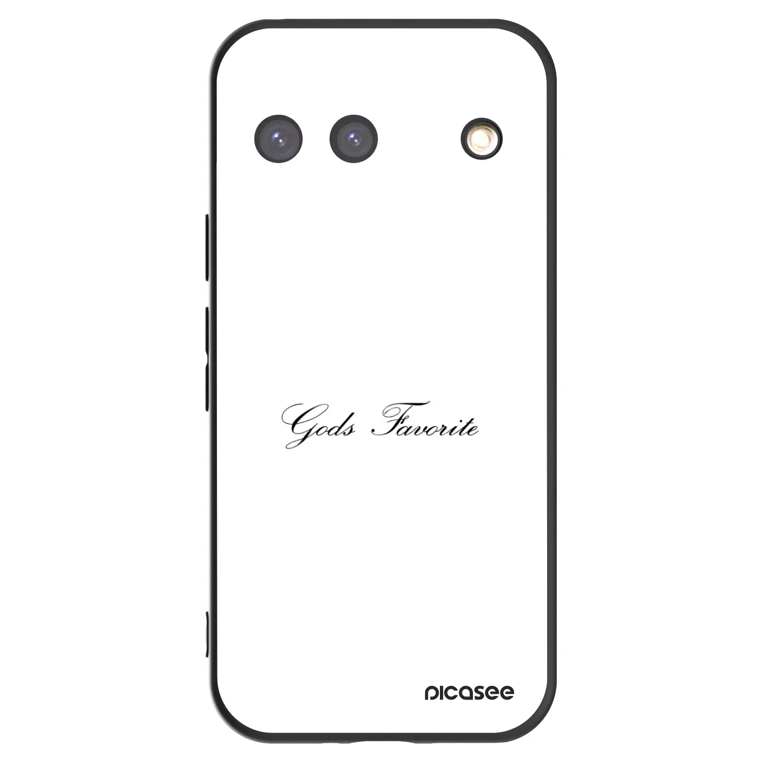 Picasee Μαύρη θήκη σιλικόνης για Google Pixel 9 - Gods Favorite