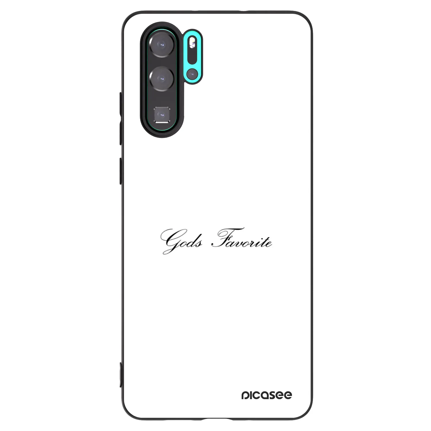 Picasee Μαύρη θήκη σιλικόνης για Huawei P30 Pro - Gods Favorite