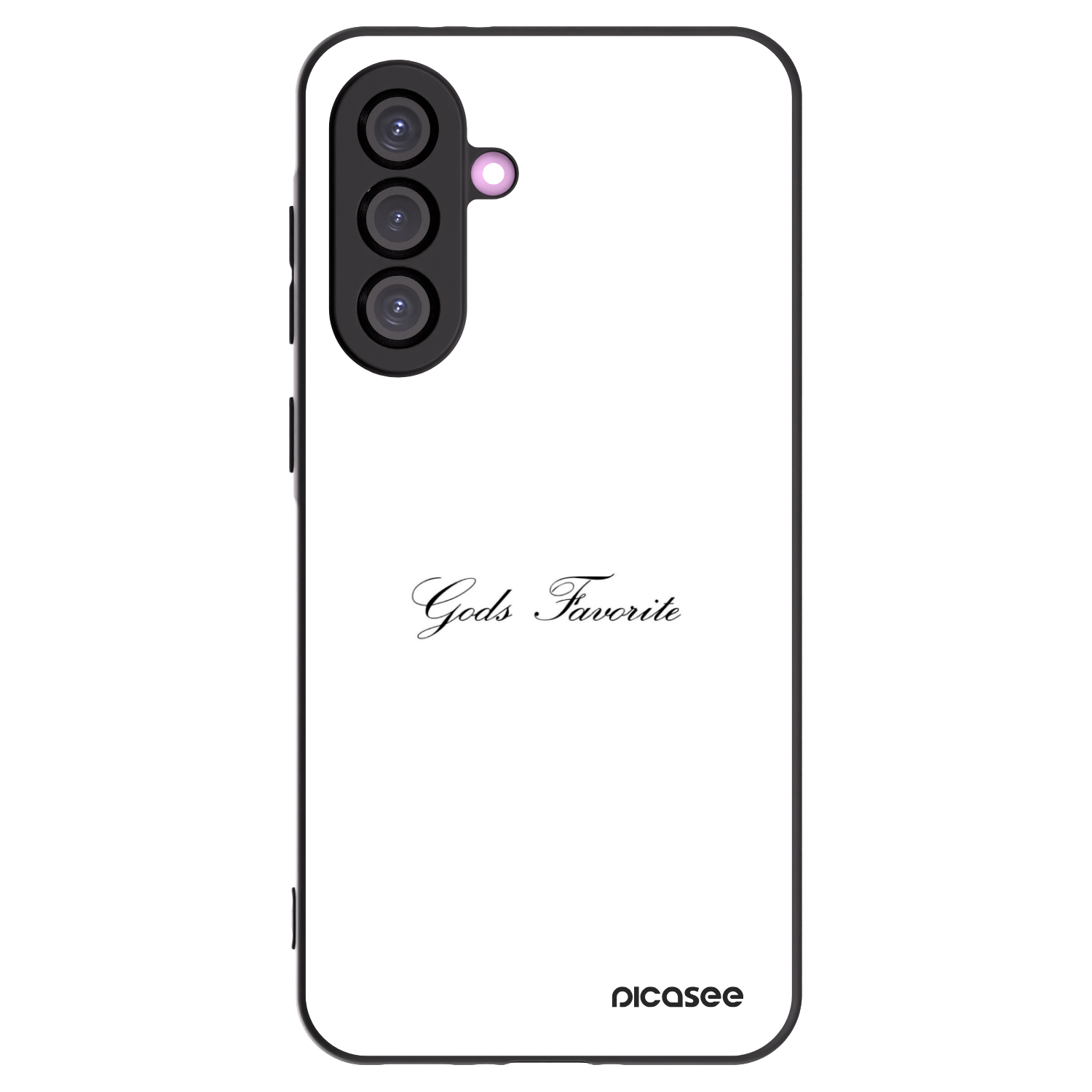 Picasee Μαύρη θήκη σιλικόνης για Samsung Galaxy A36 5G - Gods Favorite