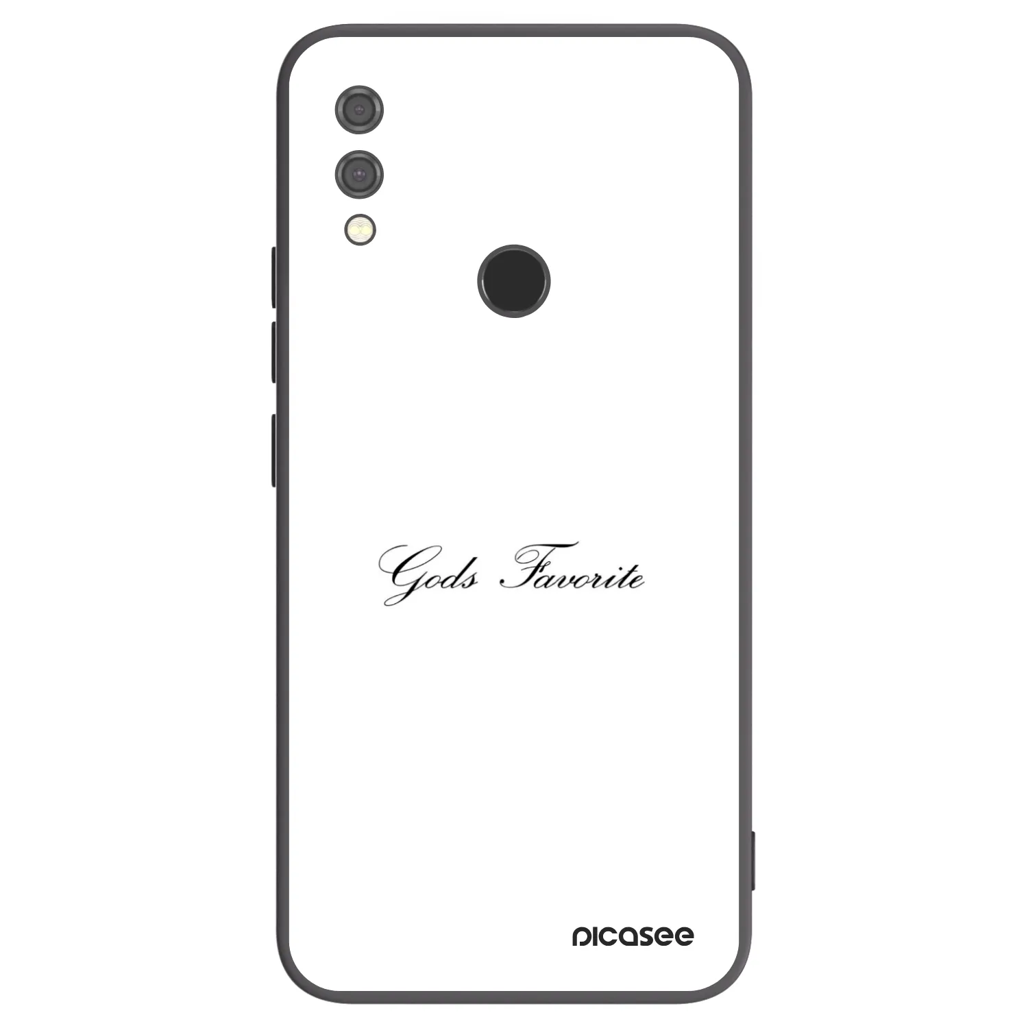 Picasee Μαύρη θήκη σιλικόνης για Xiaomi Redmi Note 7 - Gods Favorite