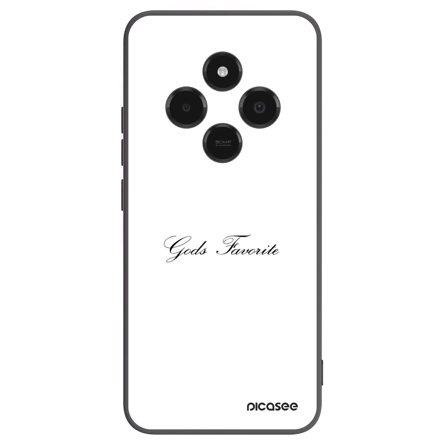 Picasee Μαύρη θήκη σιλικόνης για Xiaomi Poco C75 - Gods Favorite