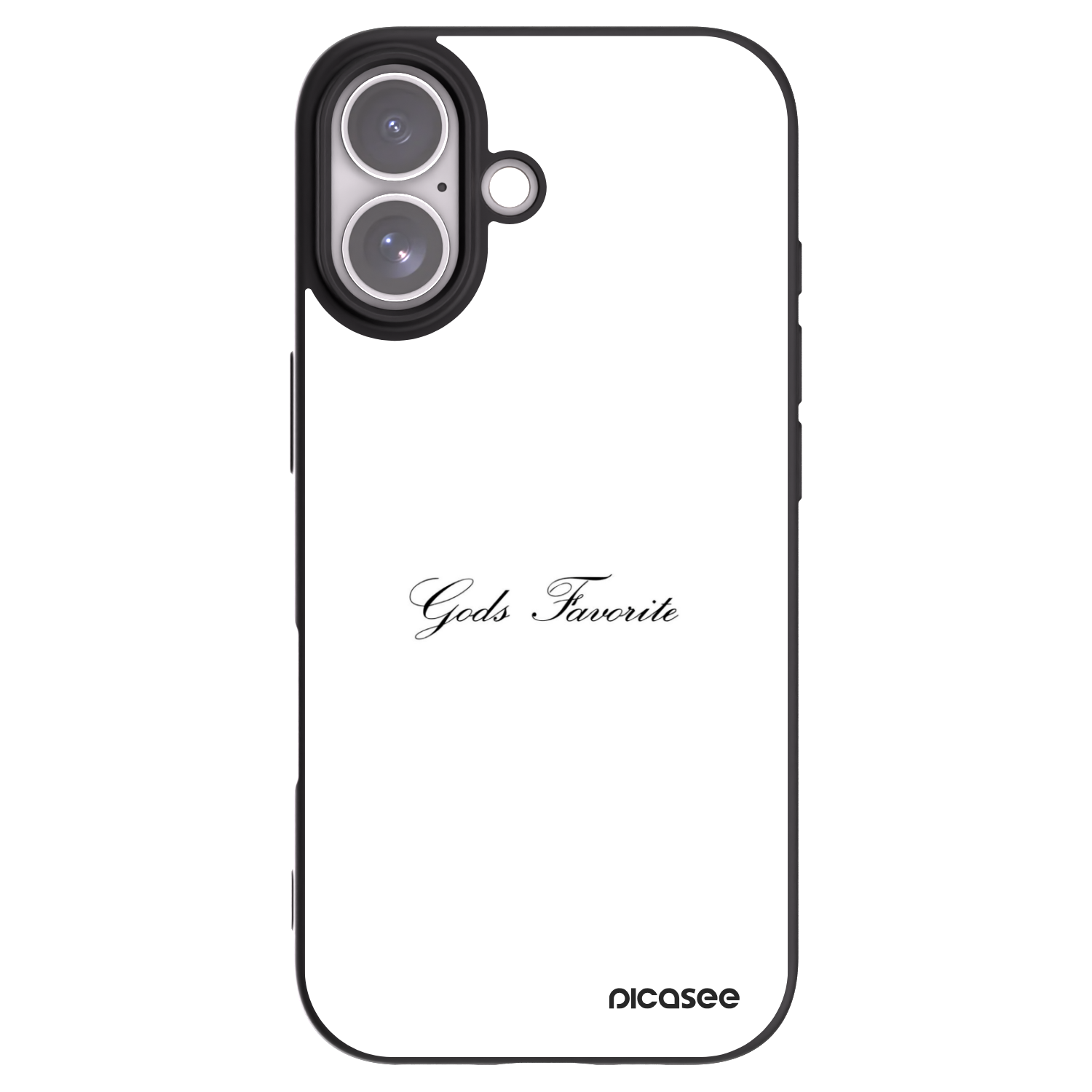 Picasee Μαύρη θήκη σιλικόνης για Apple iPhone 17 - Gods Favorite