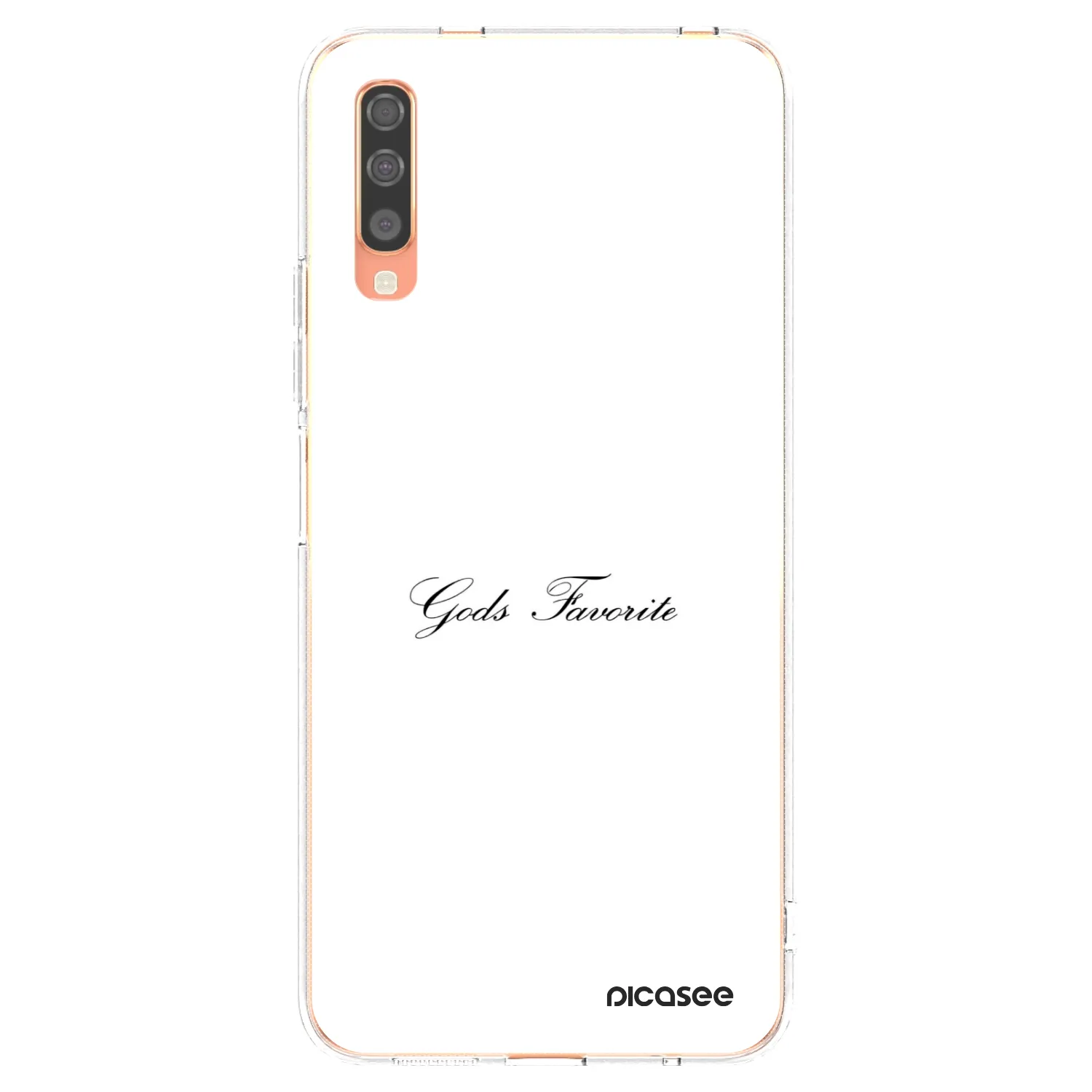 Picasee διαφανής θήκη σιλικόνης Samsung Galaxy A70 A705F - Gods Favorite