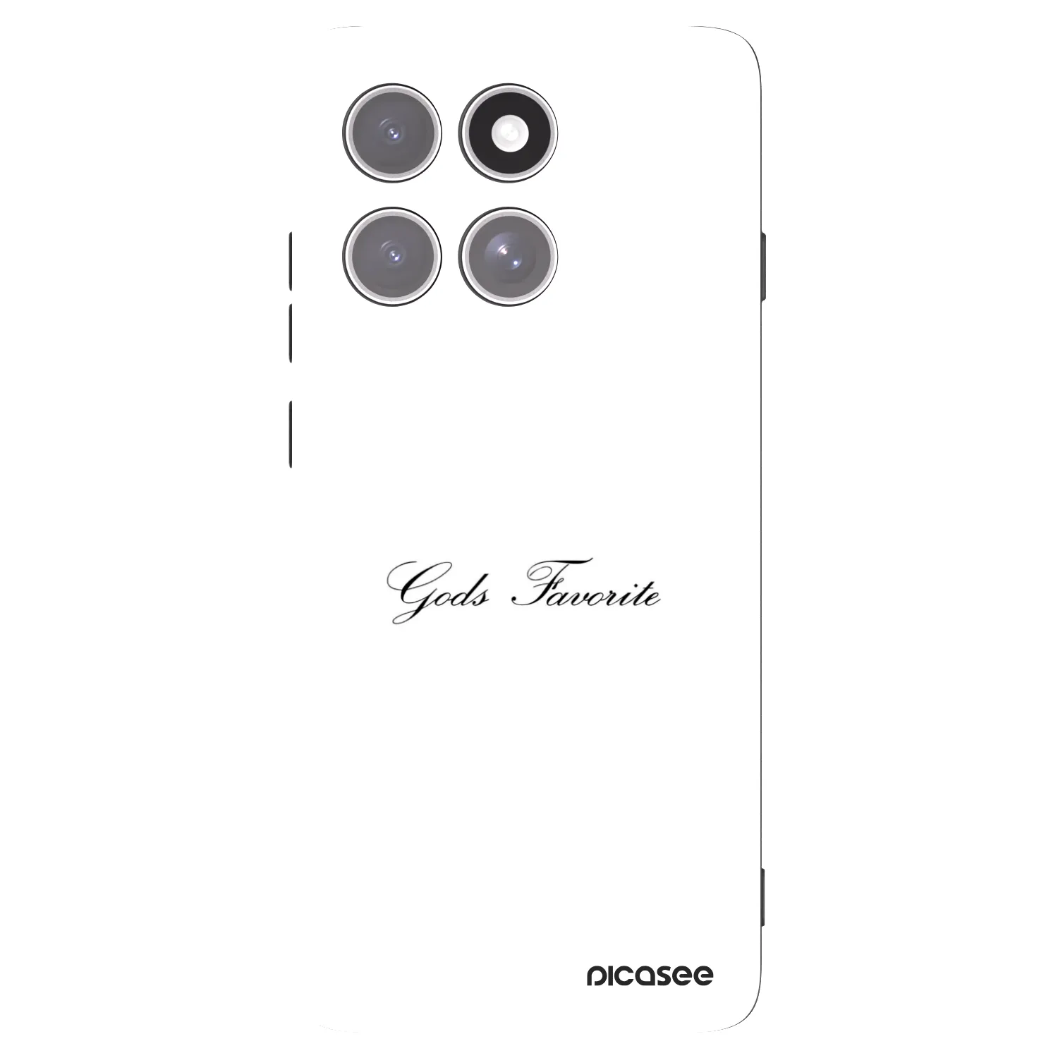 Picasee Μαύρη θήκη σιλικόνης για Motorola Edge 60 Pro - Gods Favorite