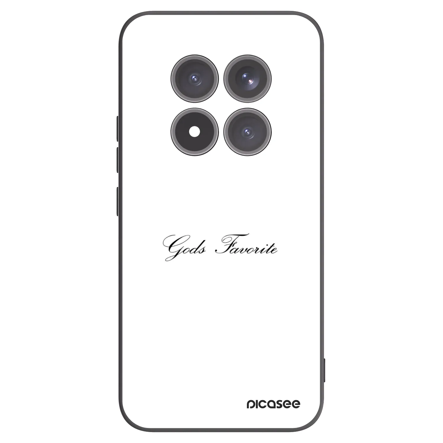 Picasee Μαύρη θήκη σιλικόνης για Xiaomi Redmi Note 15 Pro+ - Gods Favorite