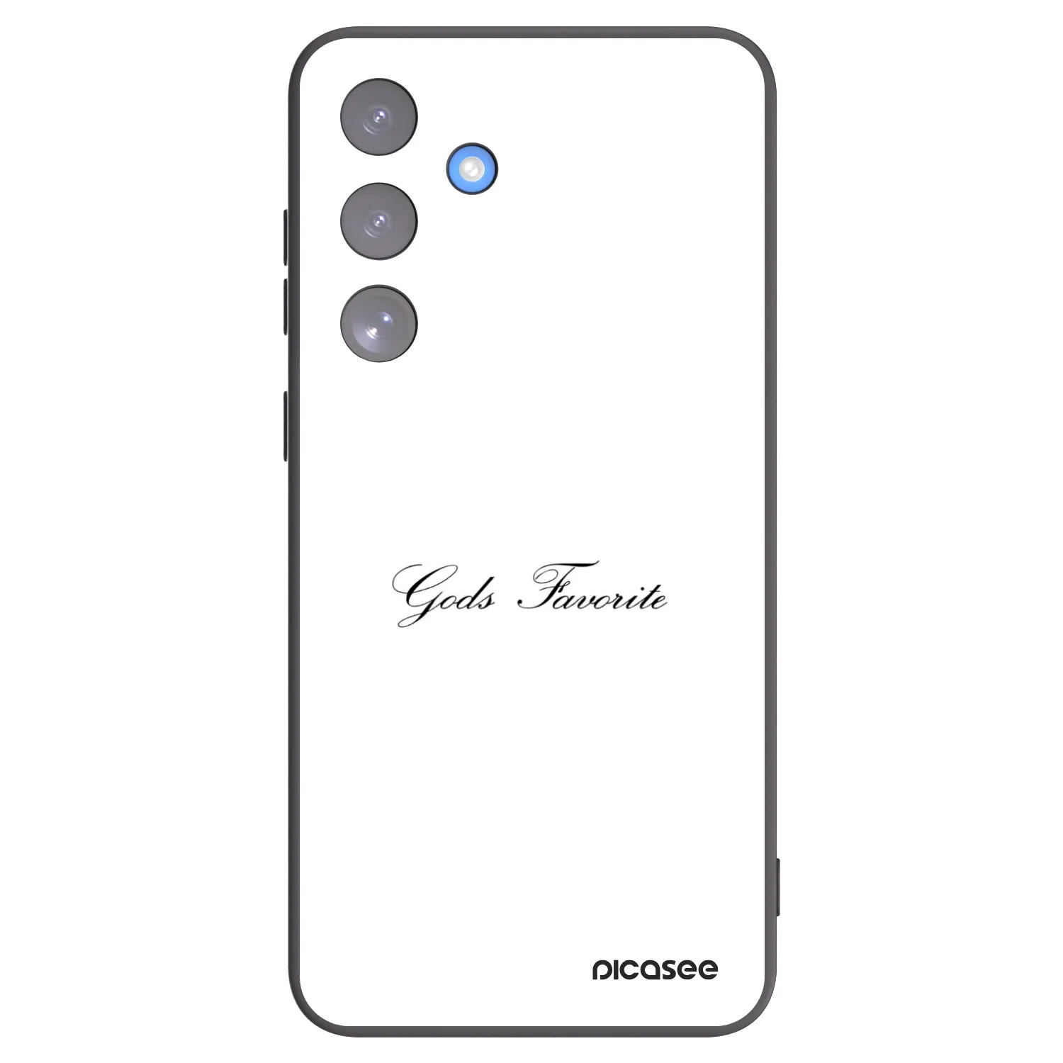 Picasee Μαύρη θήκη σιλικόνης για Samsung Galaxy S25 FE 5G - Gods Favorite