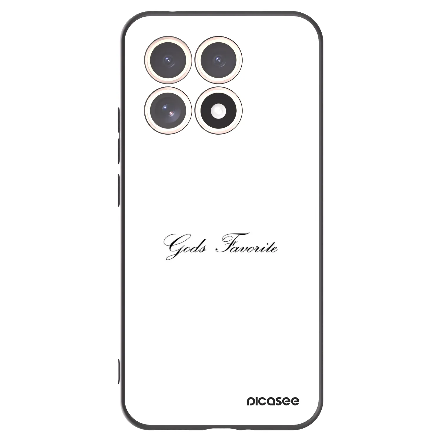 Picasee Μαύρη θήκη σιλικόνης για Xiaomi 15T - Gods Favorite