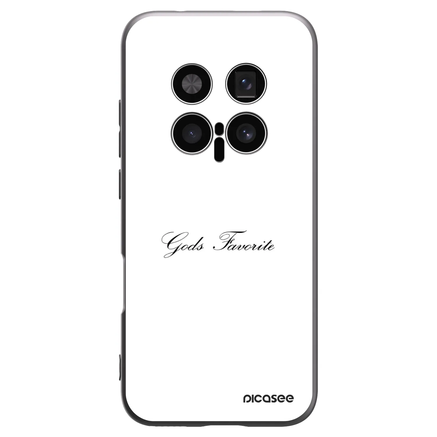 Picasee Μαύρη θήκη σιλικόνης για Honor Magic8 Pro 5G - Gods Favorite