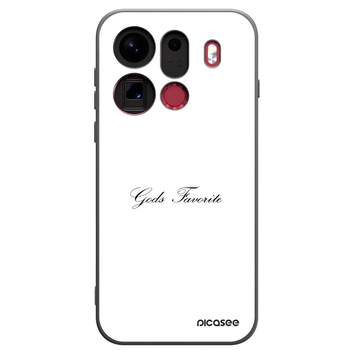 Picasee Μαύρη θήκη σιλικόνης για OPPO Find X9 Pro - Gods Favorite