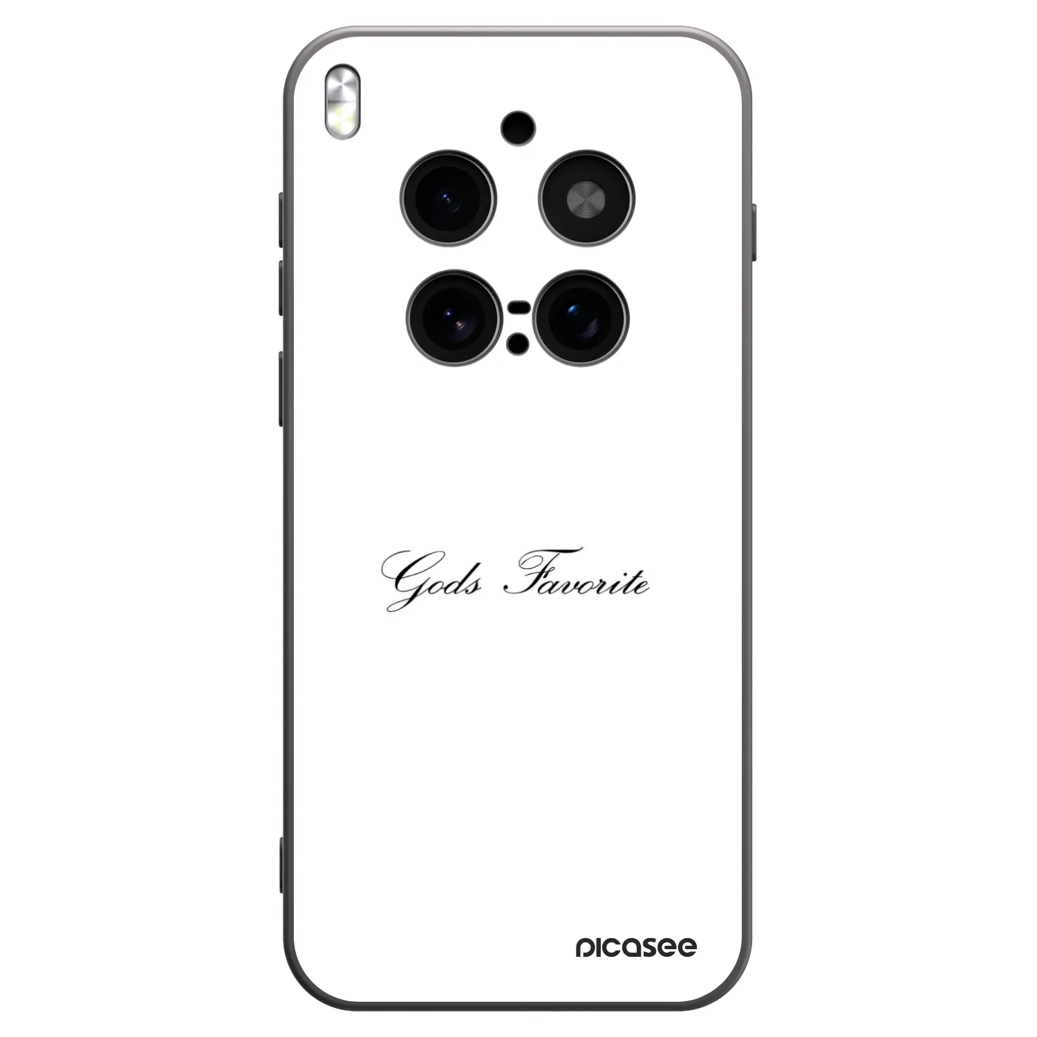 Picasee Μαύρη θήκη σιλικόνης για Vivo X300 Pro - Gods Favorite