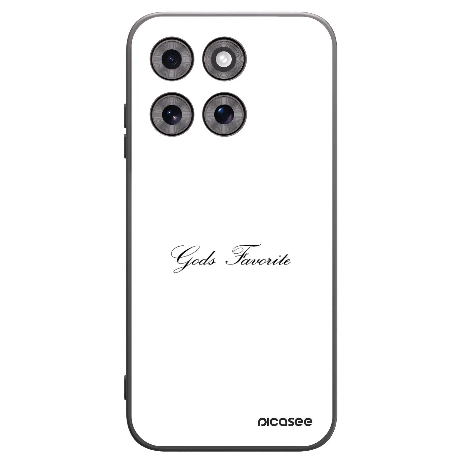 Picasee Μαύρη θήκη σιλικόνης για Motorola Moto G77 - Gods Favorite