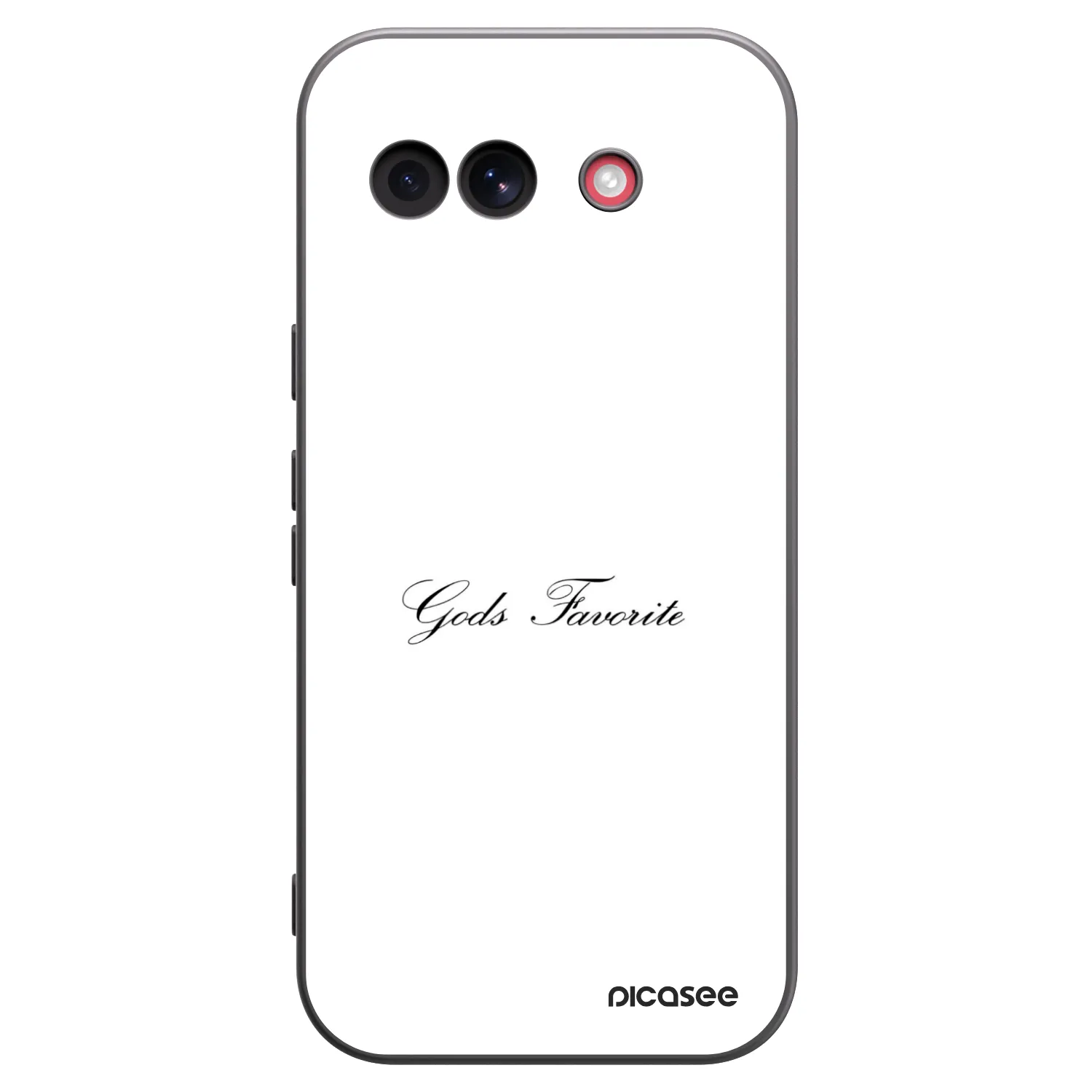Picasee Μαύρη θήκη σιλικόνης για Google Pixel 10a - Gods Favorite
