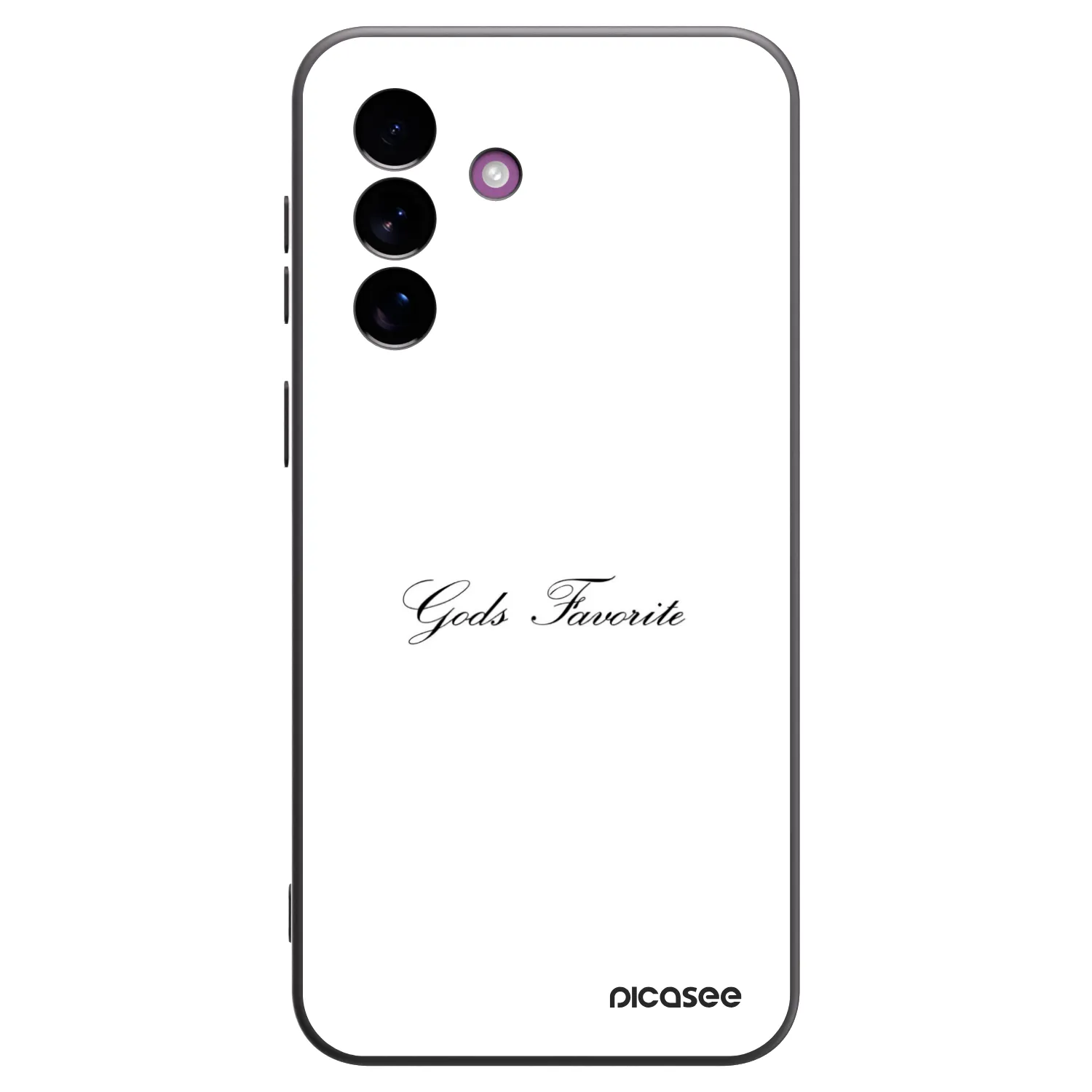 Picasee Μαύρη θήκη σιλικόνης για Samsung Galaxy A37 - Gods Favorite