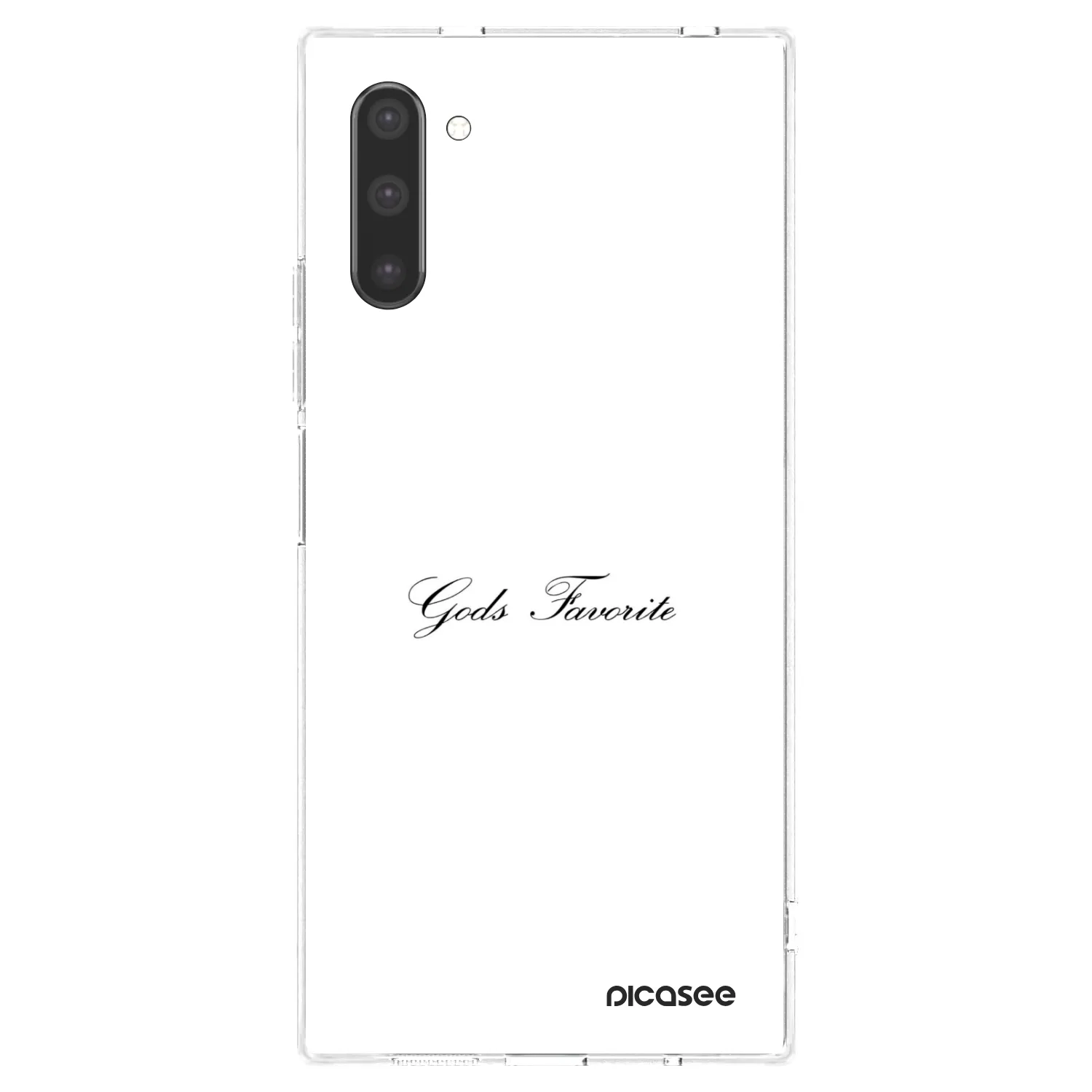 Picasee διαφανής θήκη σιλικόνης Samsung Galaxy Note 10 N970F - Gods Favorite