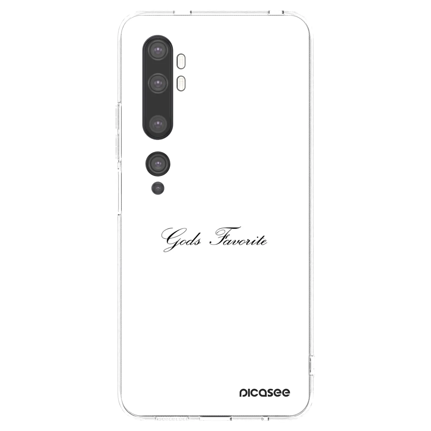 Picasee διαφανής θήκη σιλικόνης Xiaomi Mi Note 10 (Pro) - Gods Favorite