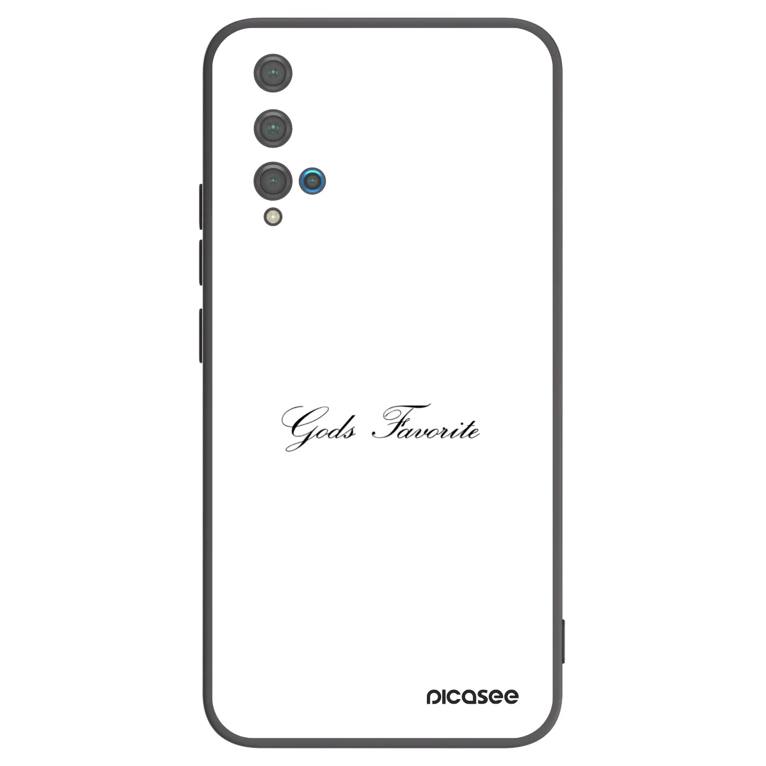 Picasee Μαύρη θήκη σιλικόνης για Huawei Nova 5T - Gods Favorite