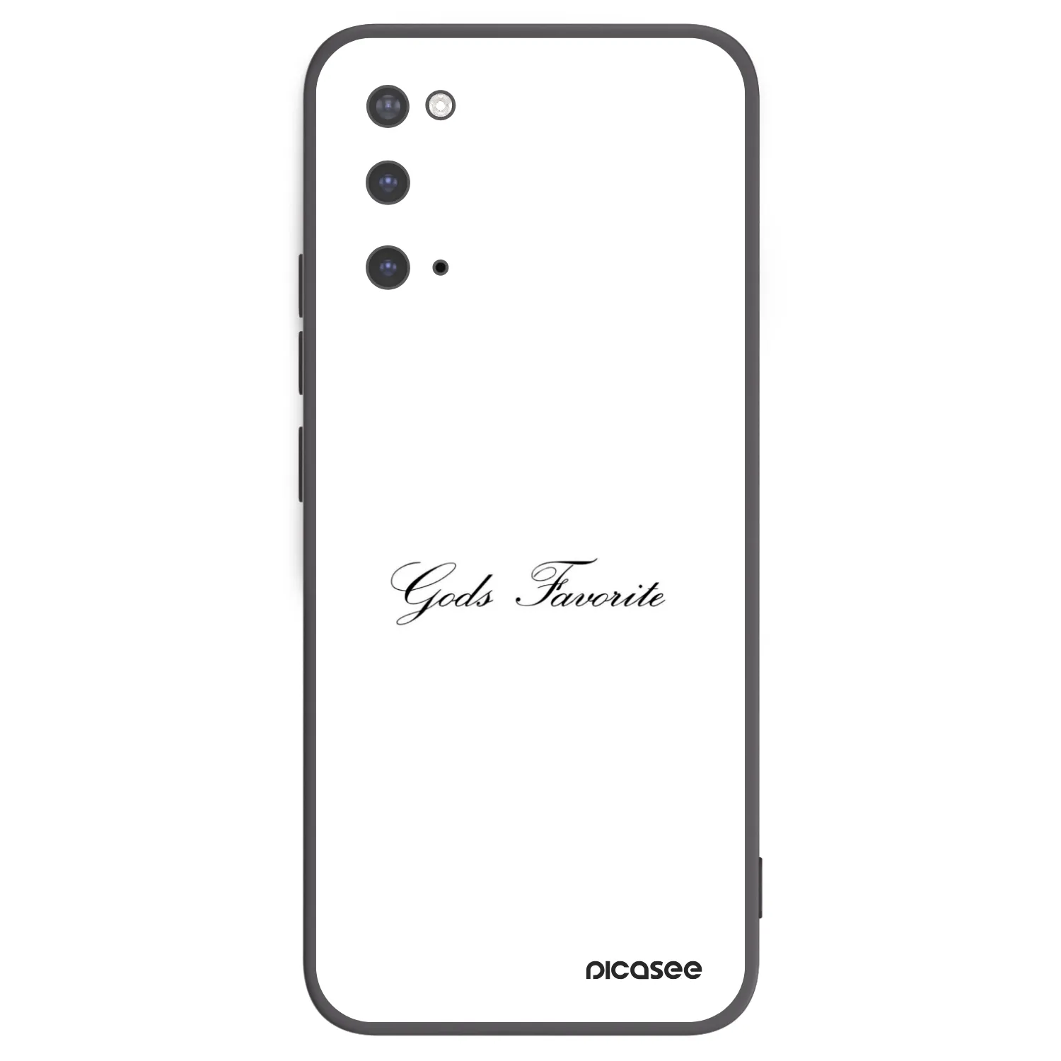 Picasee Μαύρη θήκη σιλικόνης για Samsung Galaxy S20 G980F - Gods Favorite