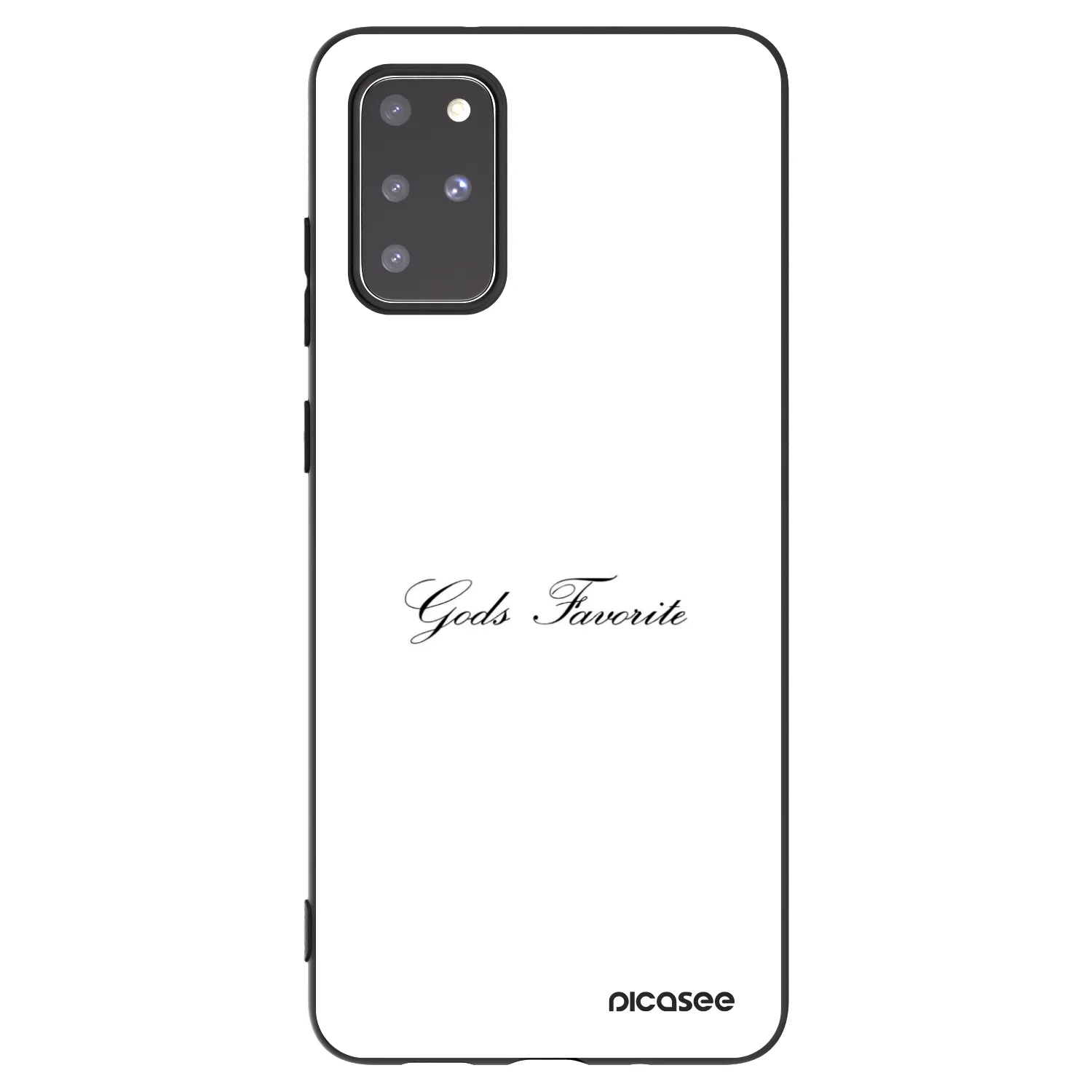 Picasee Μαύρη θήκη σιλικόνης για Samsung Galaxy S20+ G985F - Gods Favorite