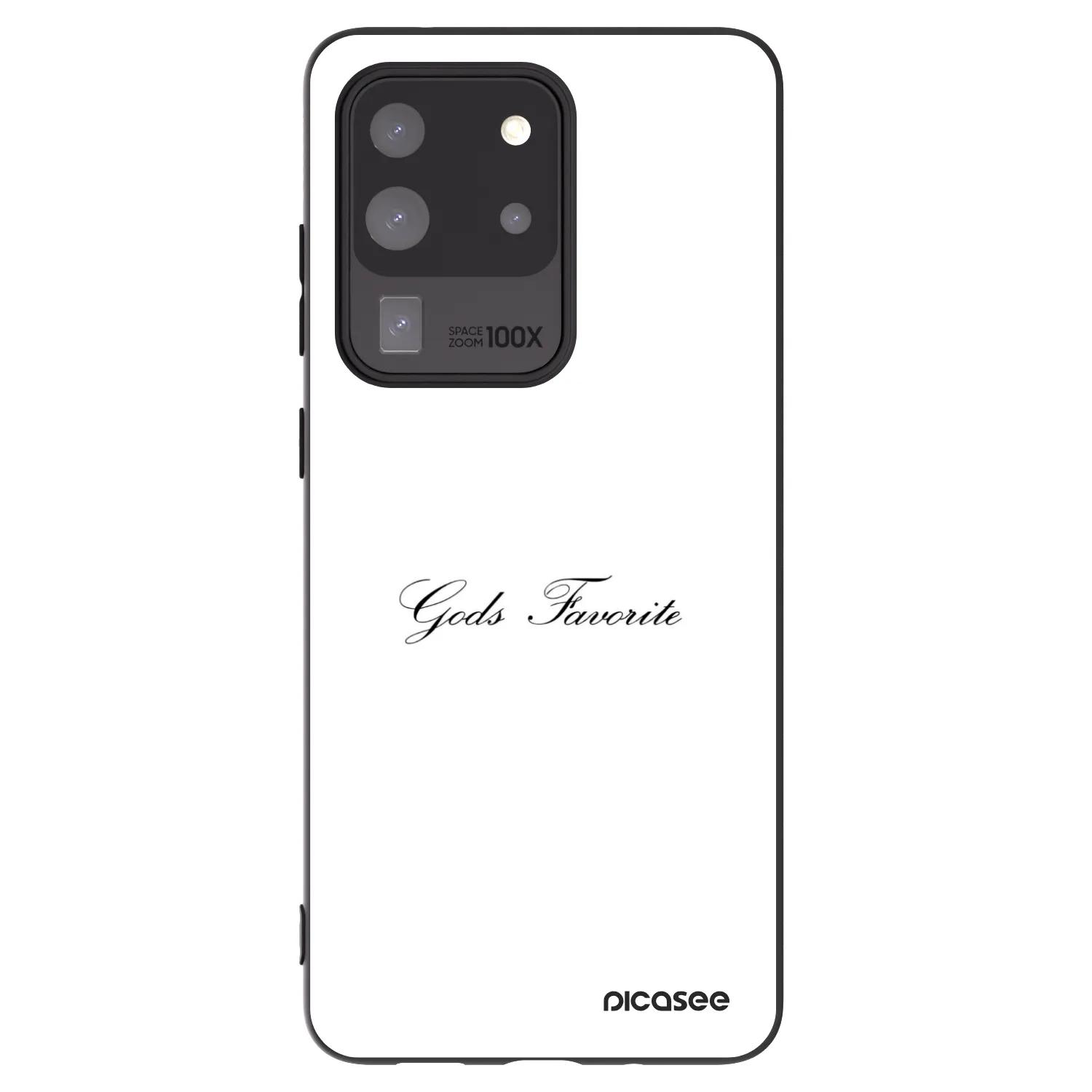 Picasee Μαύρη θήκη σιλικόνης για Samsung Galaxy S20 Ultra 5G G988F - Gods Favorite