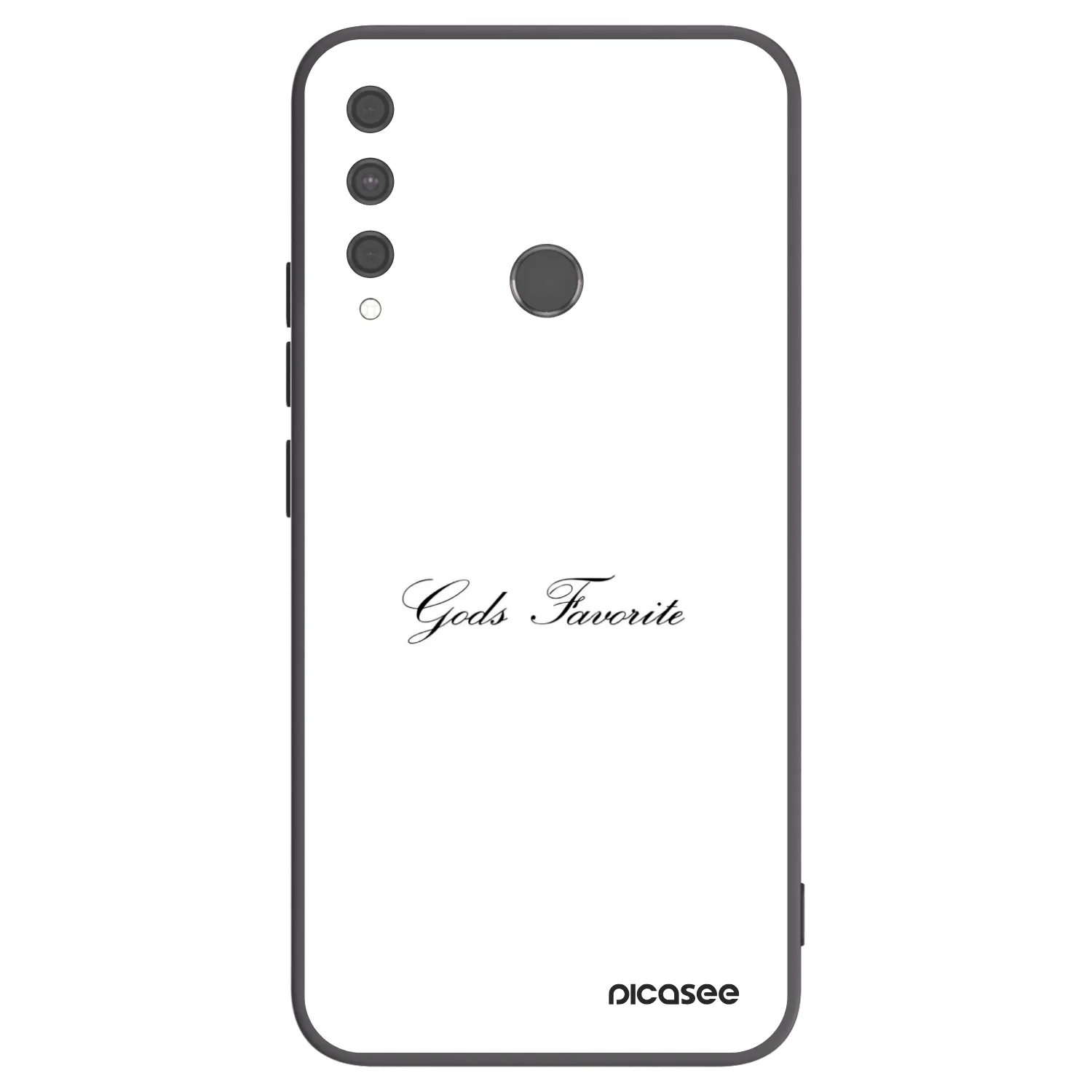 Picasee Μαύρη θήκη σιλικόνης για Huawei P40 Lite E - Gods Favorite