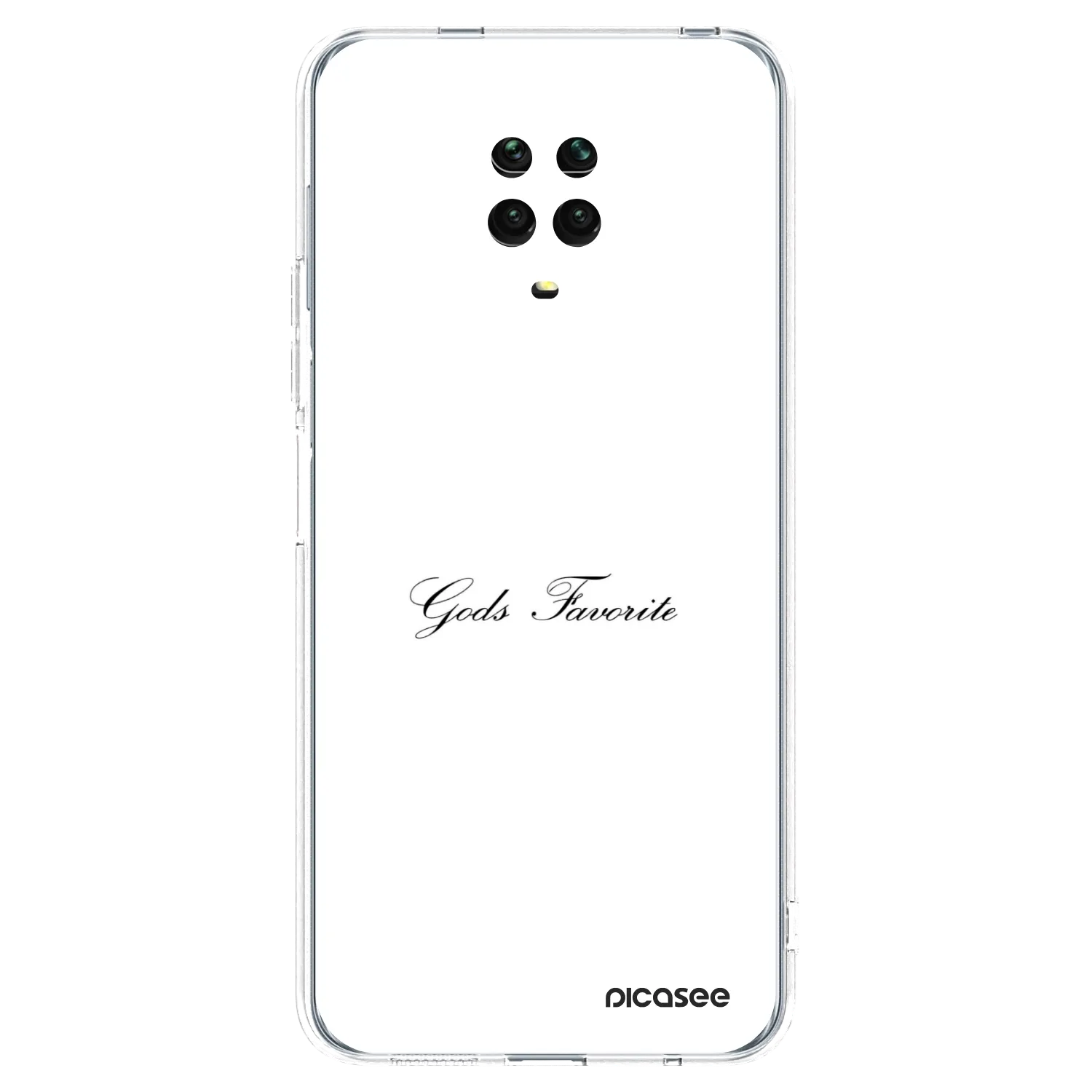 Picasee διαφανής θήκη σιλικόνης Xiaomi Redmi Note 9 Pro - Gods Favorite