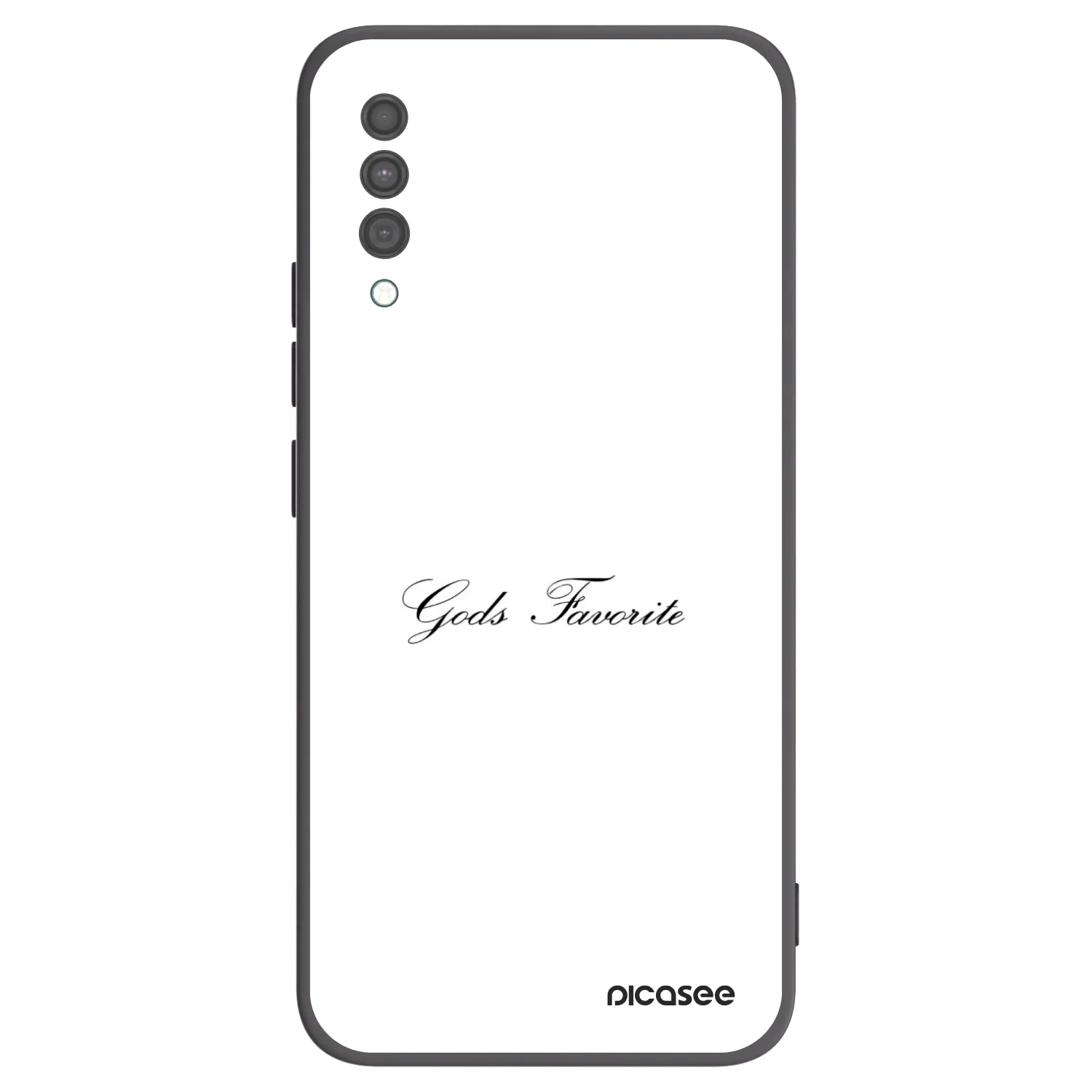 Picasee Μαύρη θήκη σιλικόνης για Samsung Galaxy A30s A307F - Gods Favorite