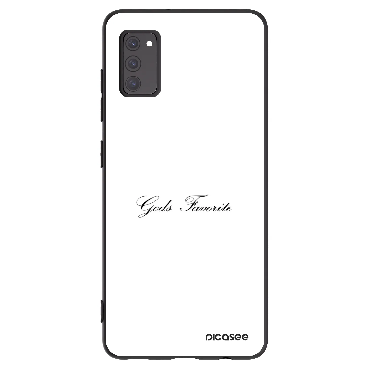 Picasee Μαύρη θήκη σιλικόνης για Samsung Galaxy A41 A415F - Gods Favorite