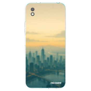 Picasee Μαύρη θήκη σιλικόνης για Xiaomi Redmi 9A - Airplane mode